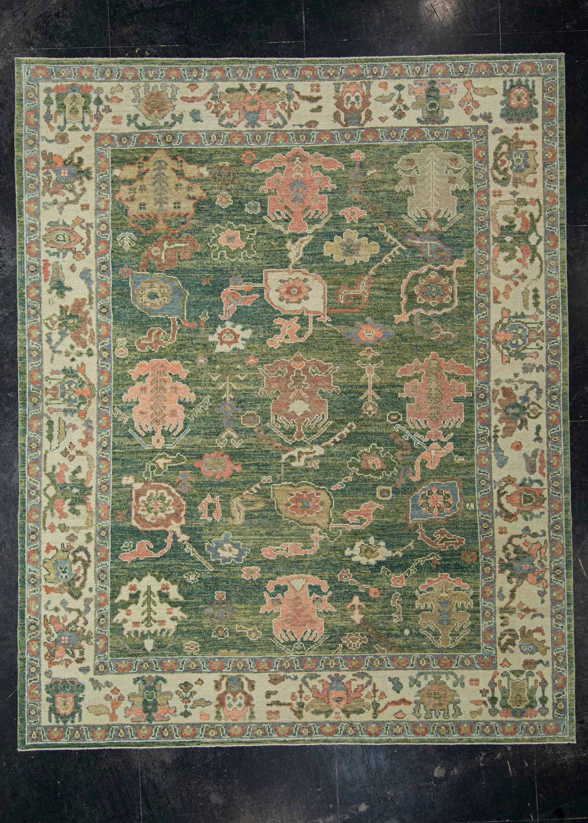 Turkish Oushak Rug  8'5" x 10'5" #20388
