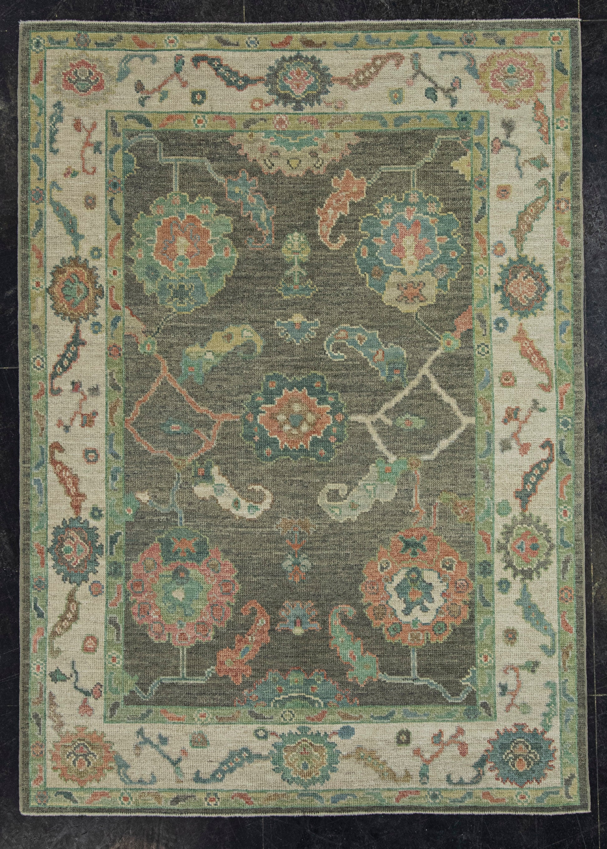 Turkish Oushak Rug 5' x 7' #20267