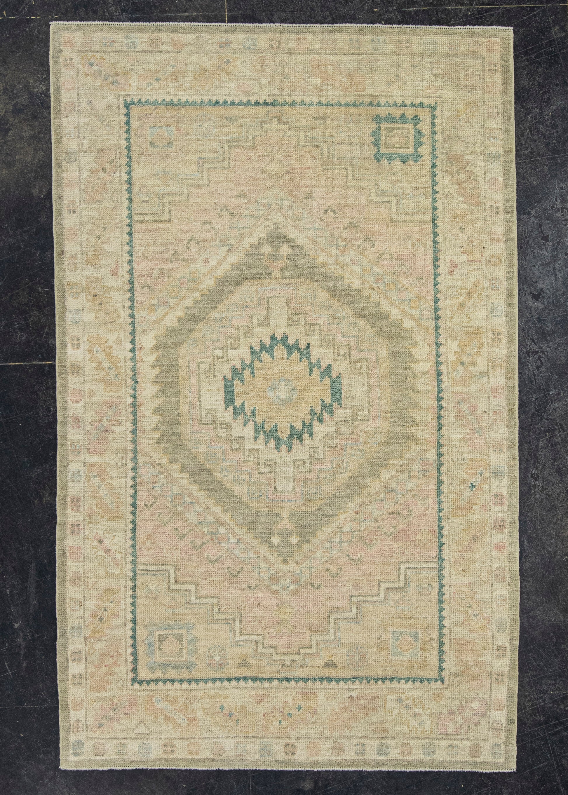 Turkish Oushak Rug 4' x 6'6" #20312