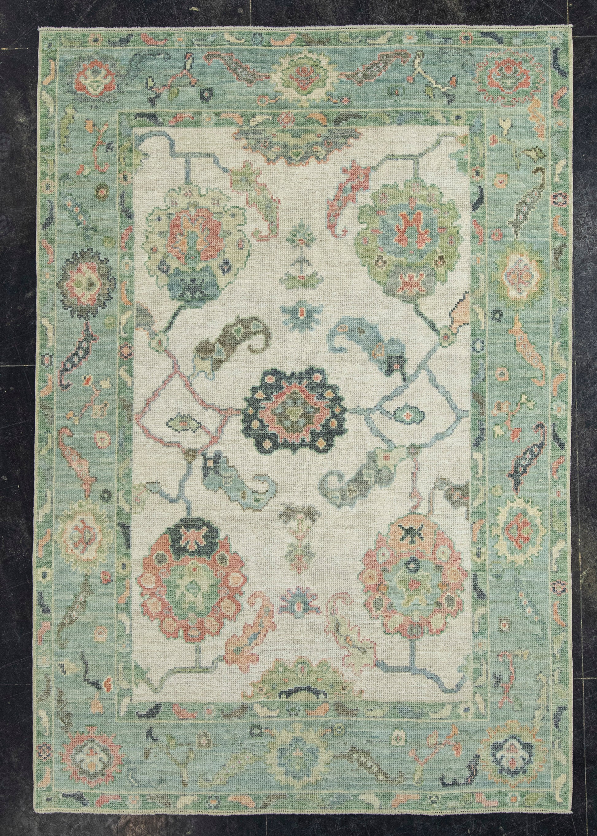 Turkish Oushak Rug 5' x 7'4" #20313