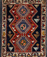 Oriental Handmade Vintage Rug 3'7" x 4'9" #21479