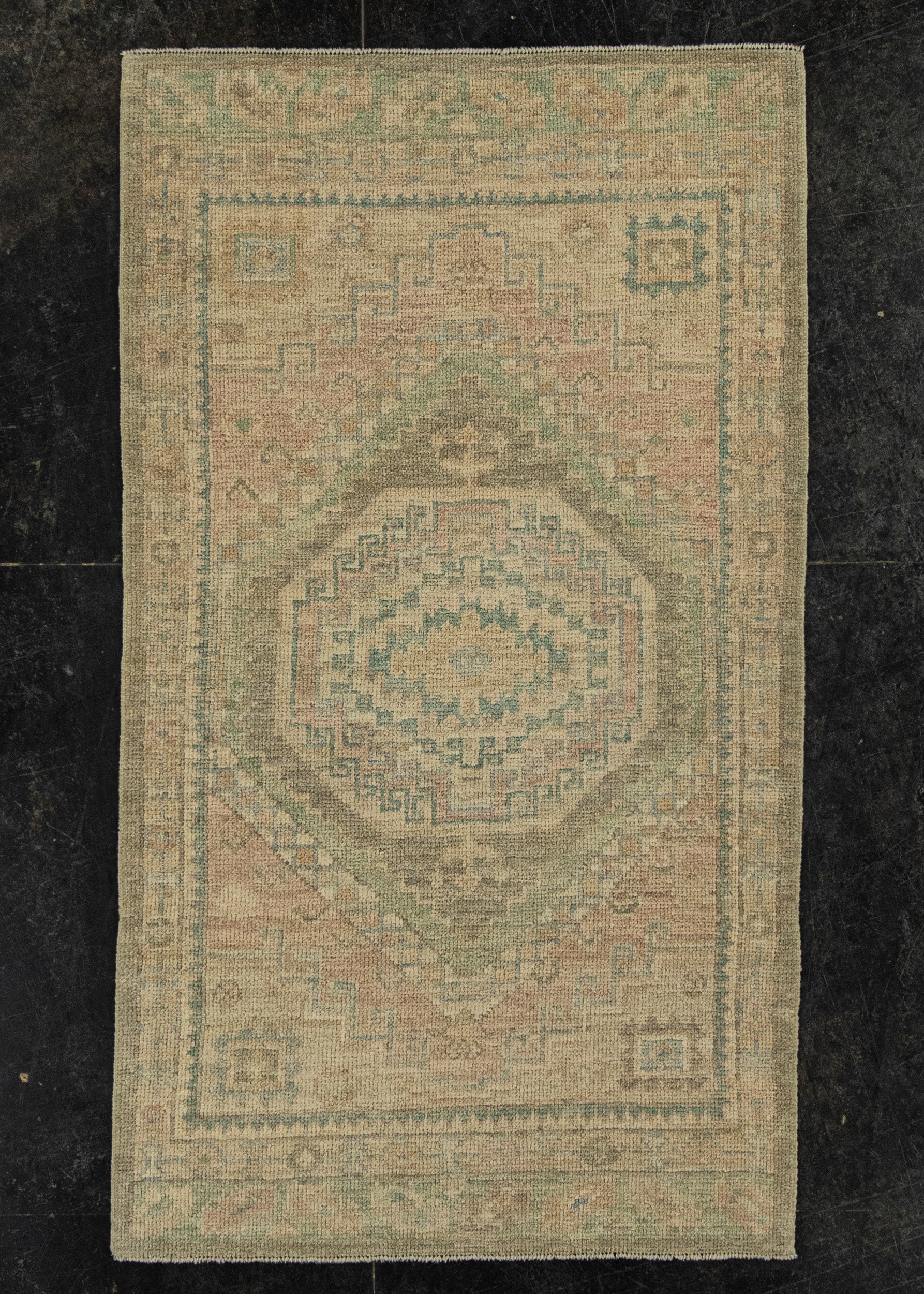 Turkish Oushak Rug 3'2" x 5'7" #20242