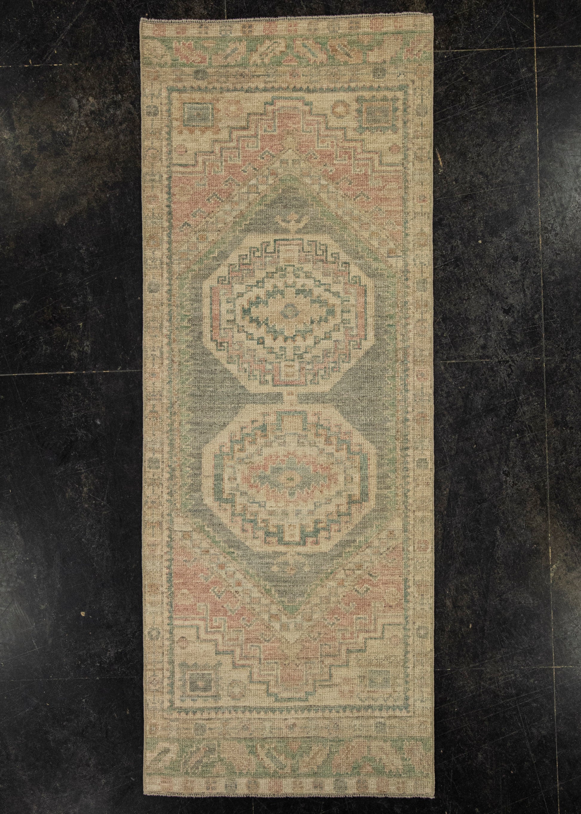 Turkish Oushak Rug 2'10" x 7'7" #20237