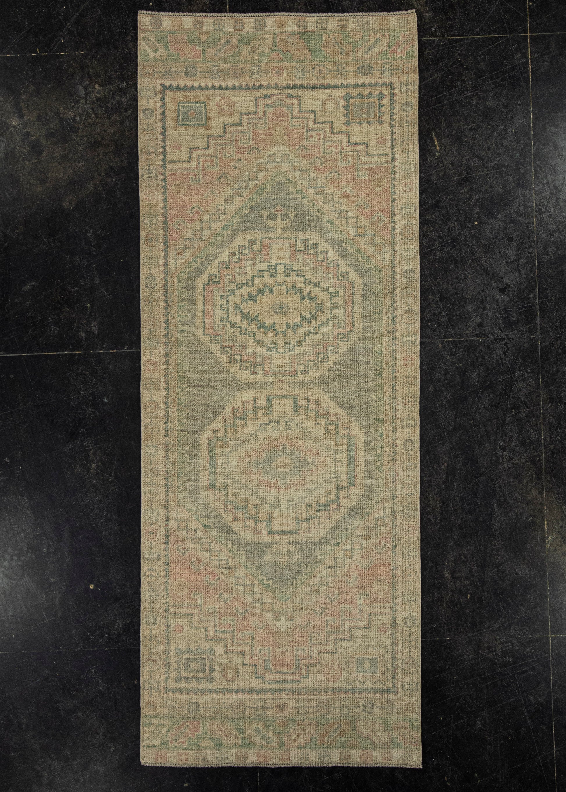 Turkish Oushak Rug 2'10" x 7'6" #20263