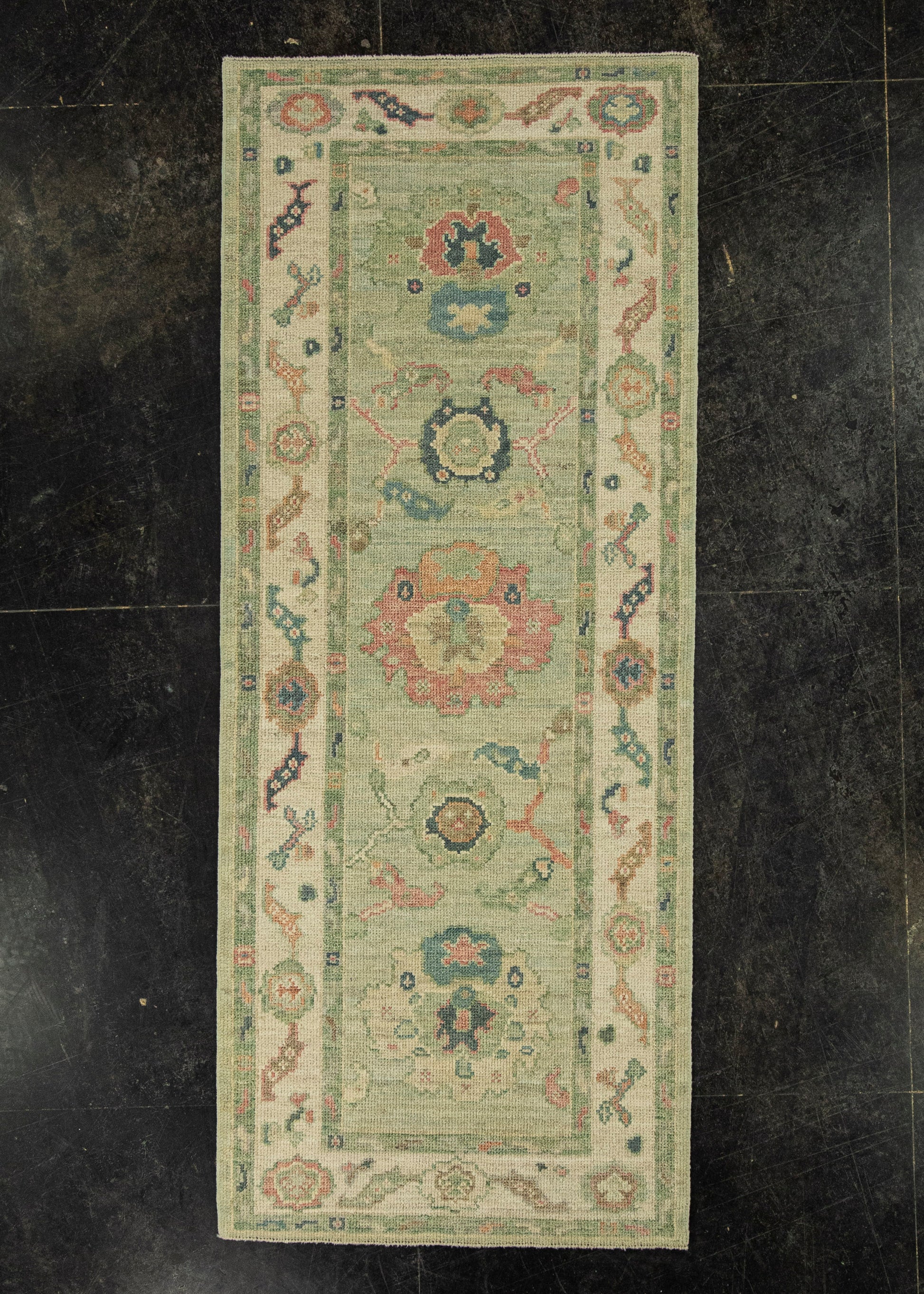 Turkish Oushak Rug 2'10" x 7' #20256