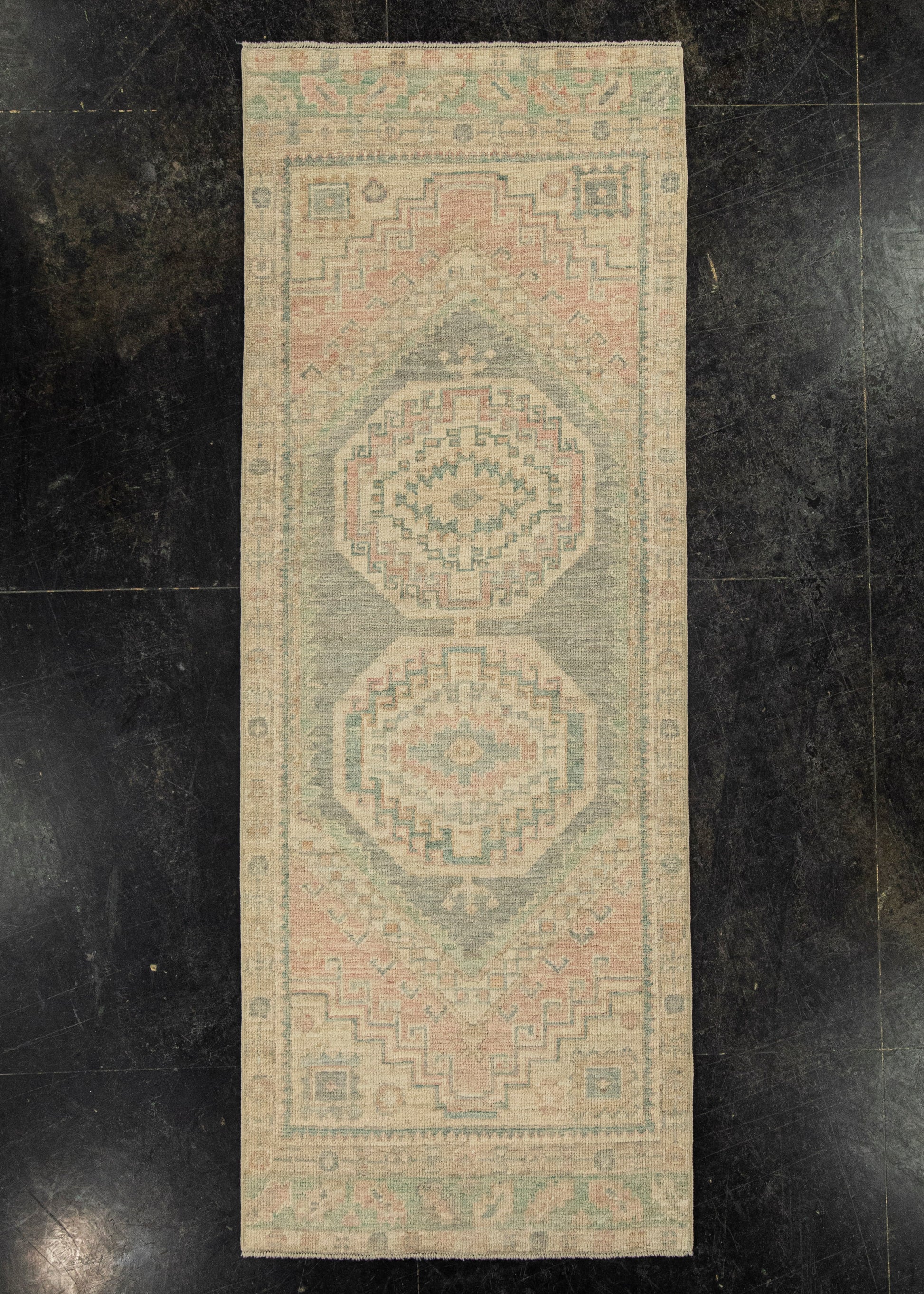 Turkish Oushak Rug 2'10" x 7'7" #20241