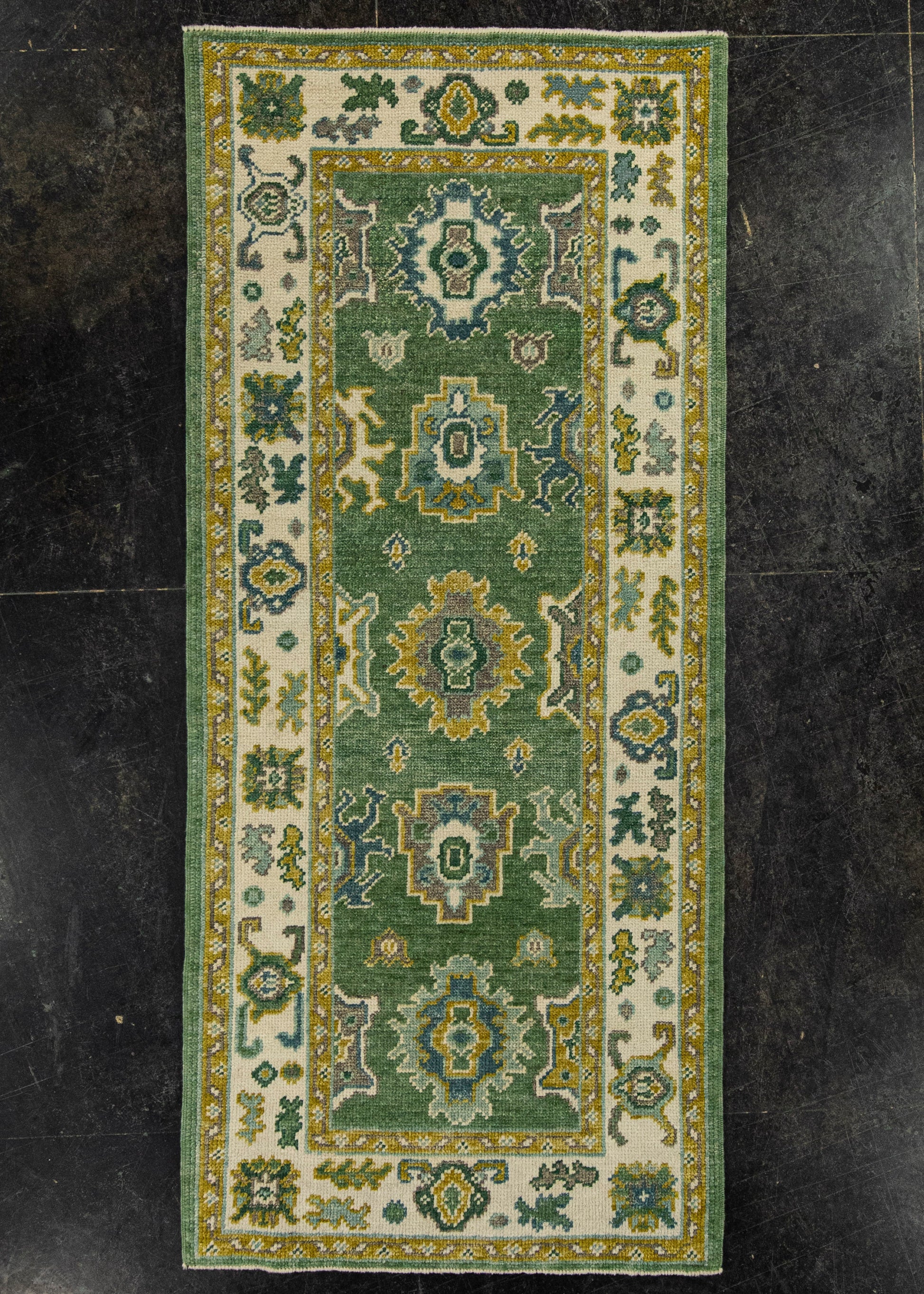 Turkish Oushak Rug 3' x 6'10" #20437