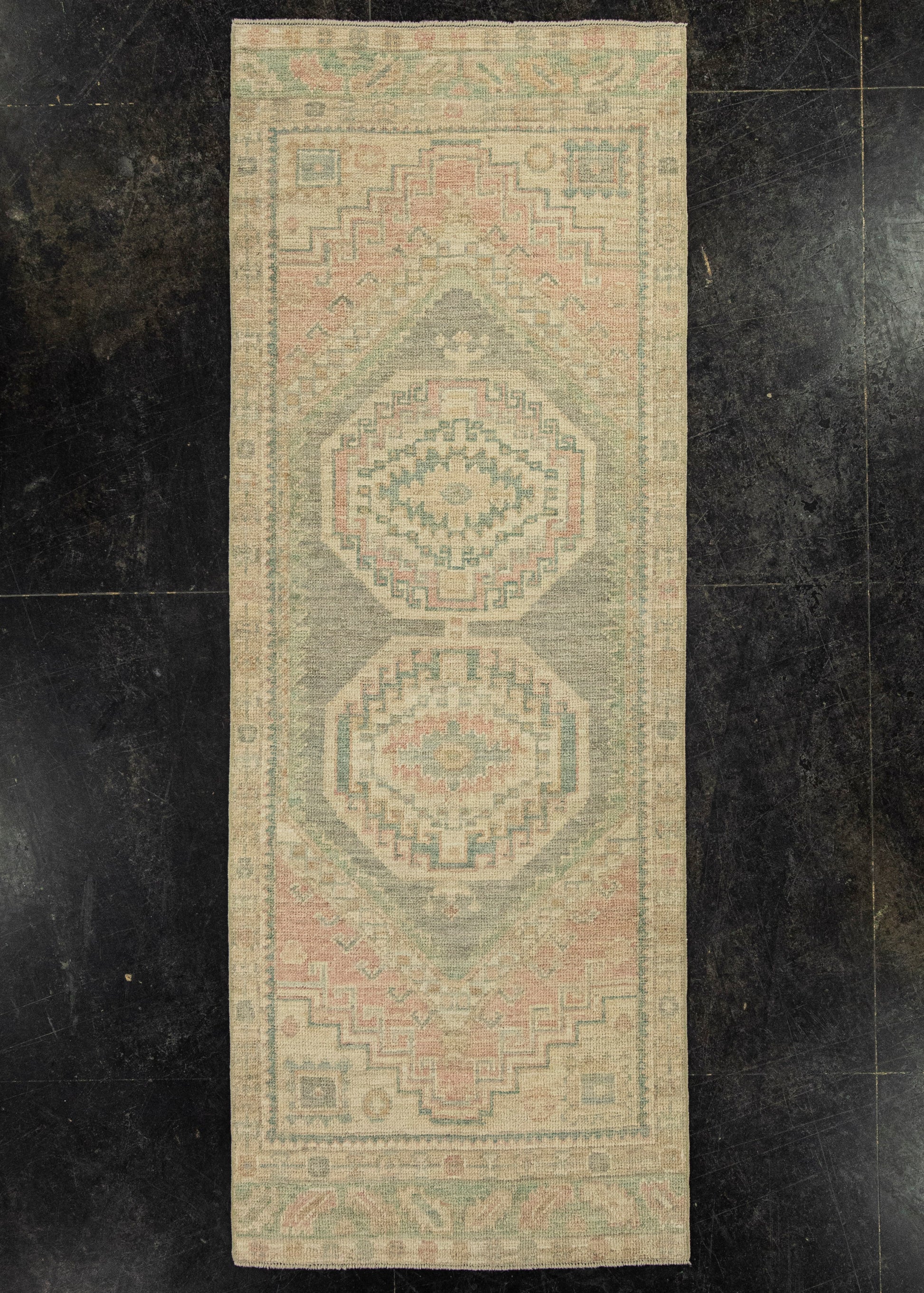 Turkish Oushak Rug 2'10" x 7'7" #20245