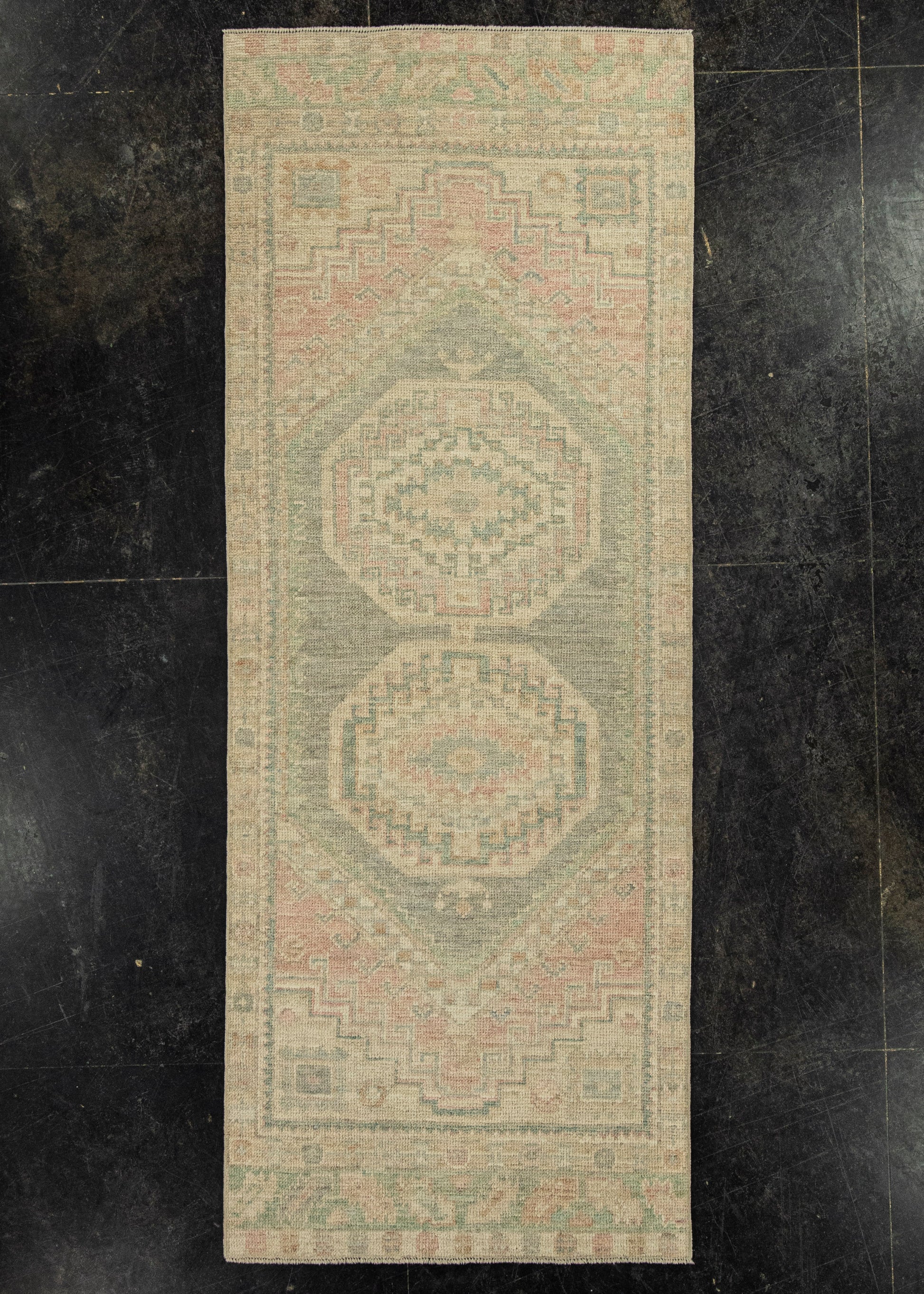 Turkish Oushak Rug 2'10" x 7'7" #20248