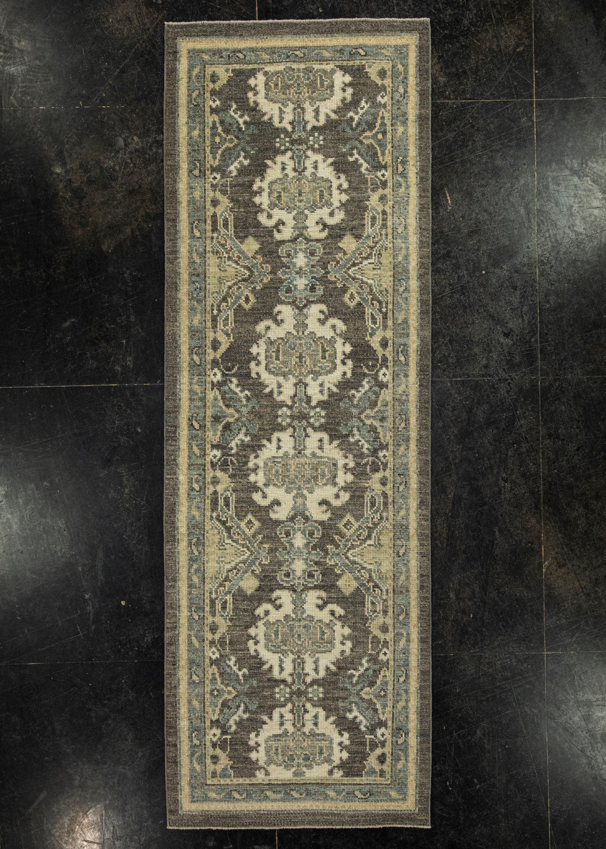 Turkish Oushak Rug 2'11" x 8'9" #20215