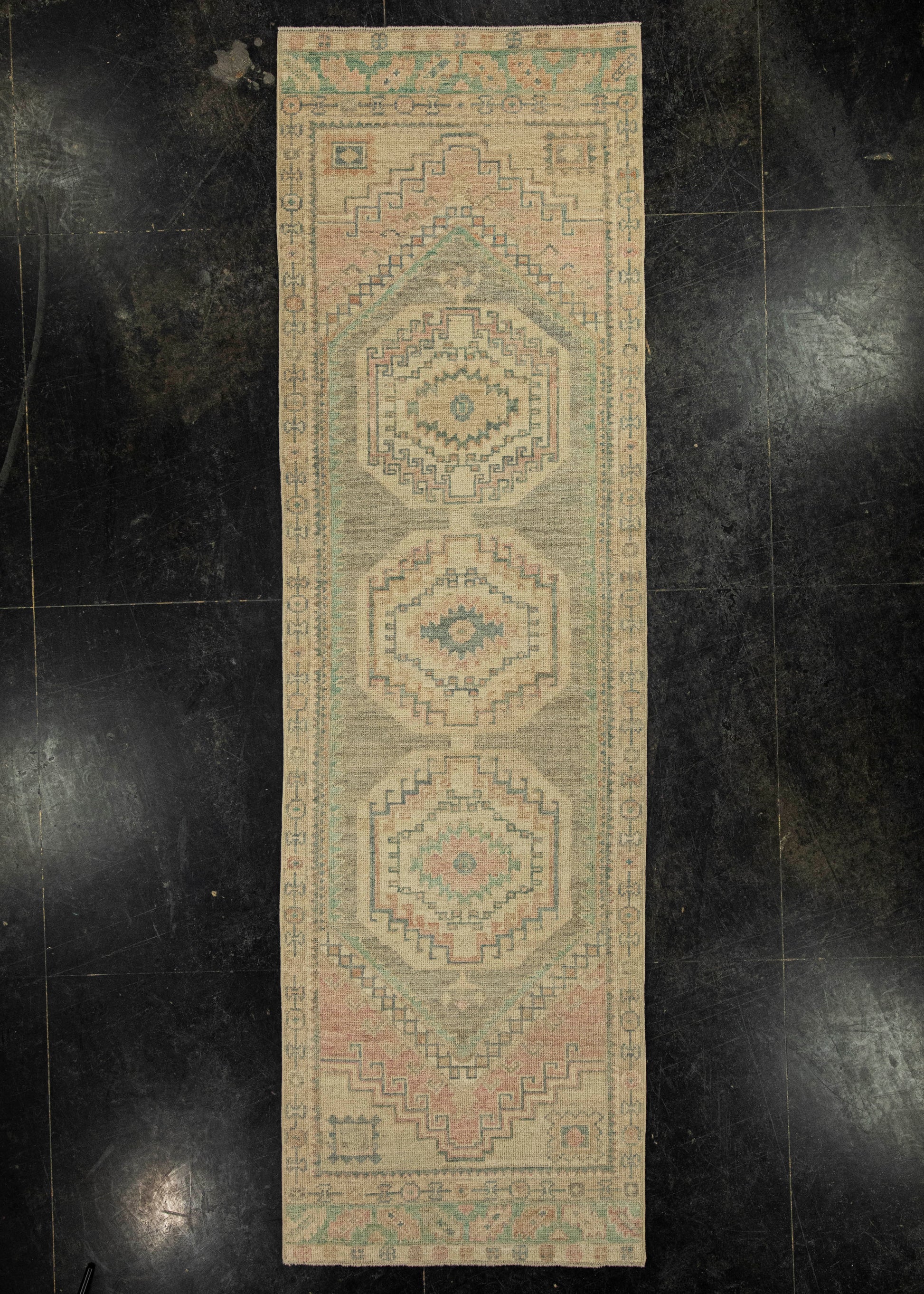 Turkish Oushak Rug 2'11" x 9'11" #20213