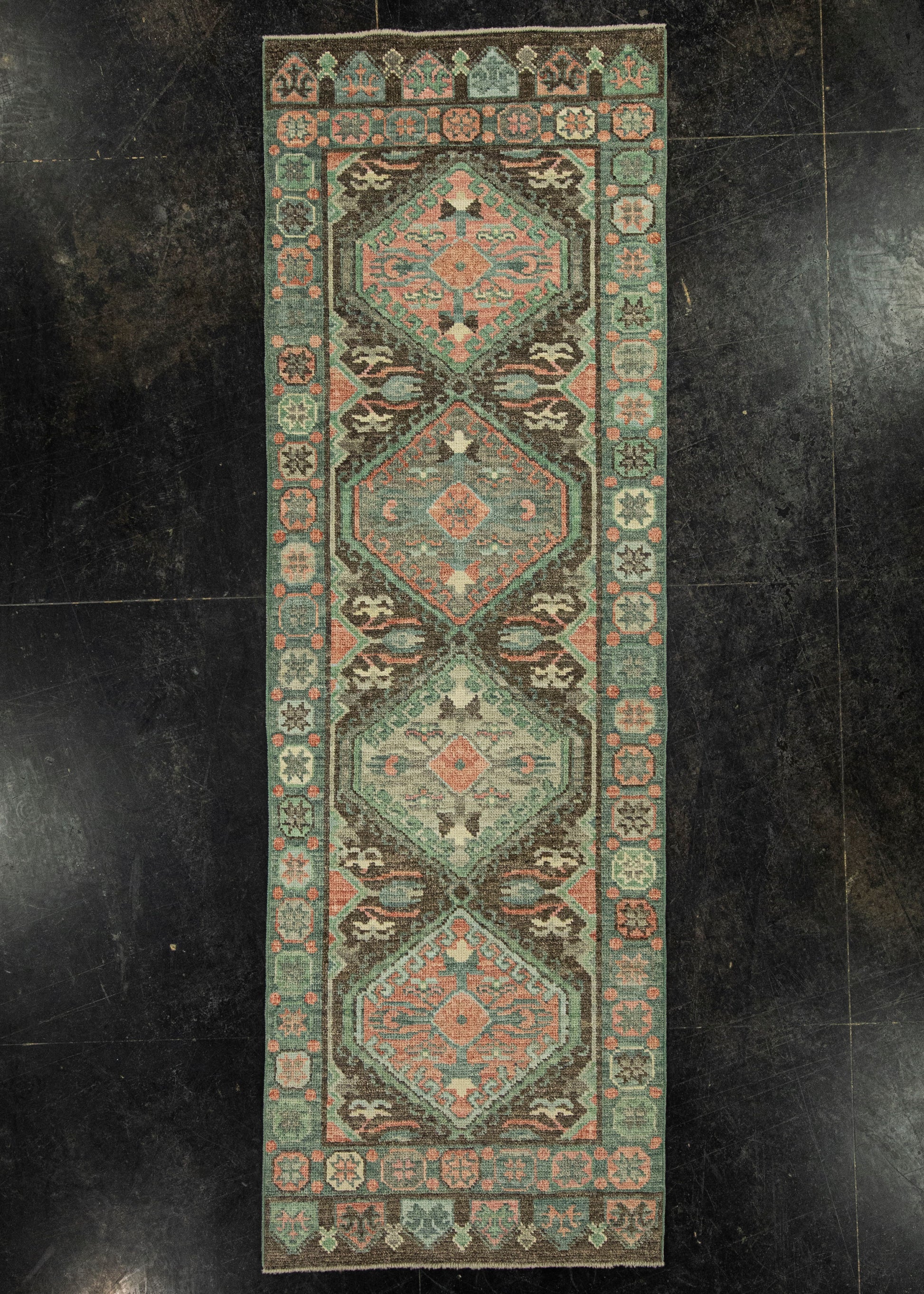 Turkish Oushak Rug 2'9" x 8'4" #20222