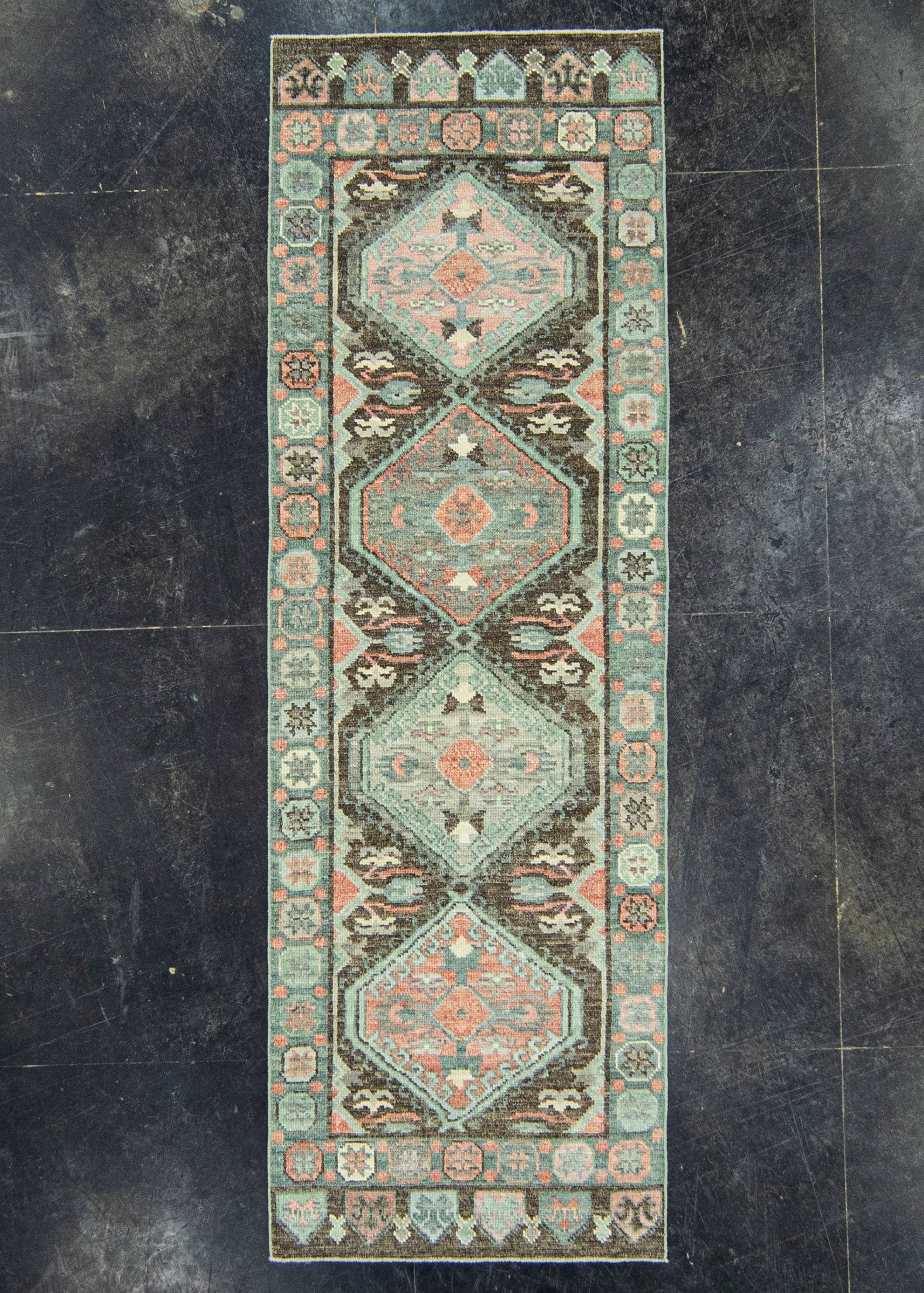 Turkish Oushak Rug 2'9" x 8'4" #20227