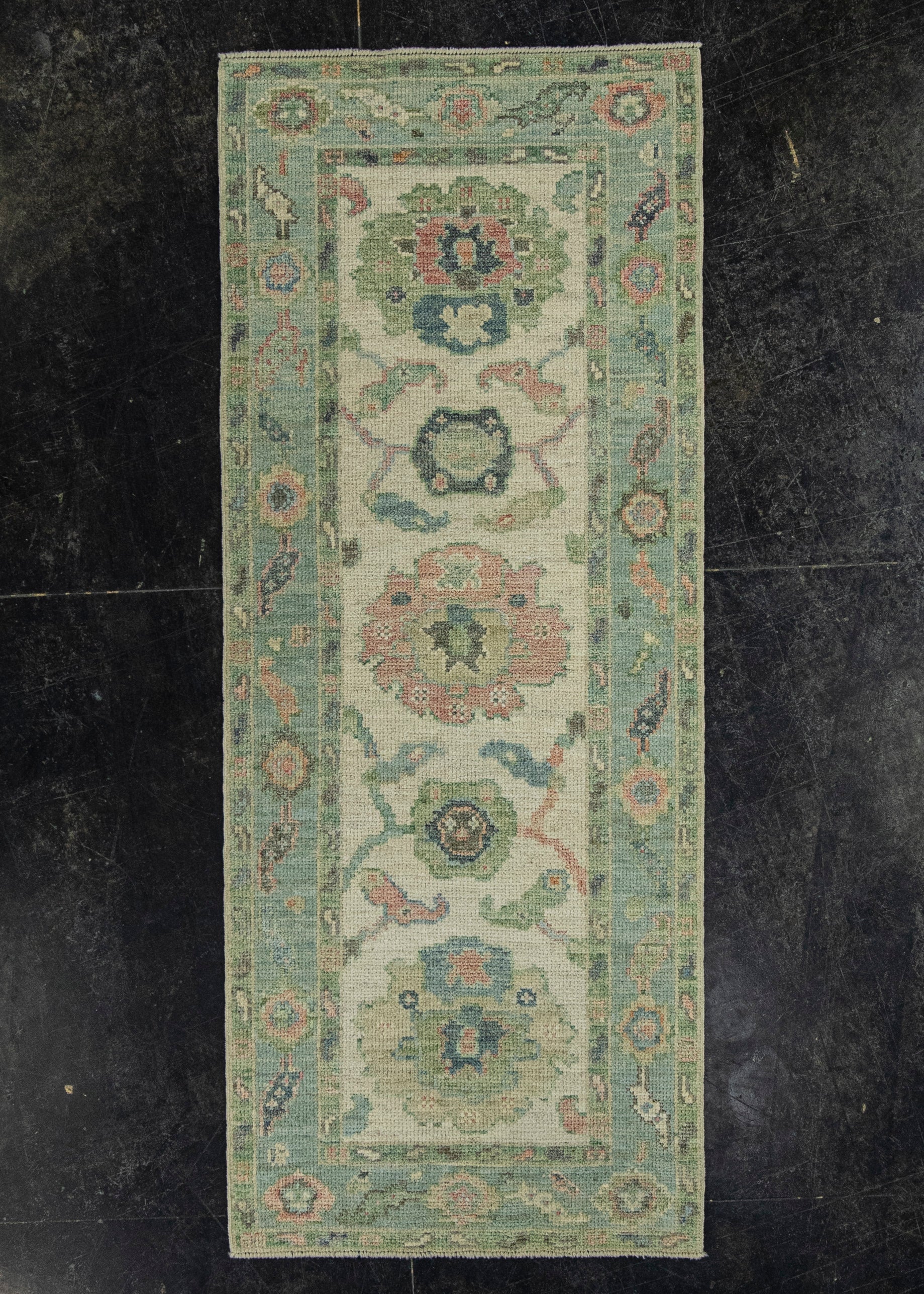 Turkish Oushak Rug 2'4" x 5'8" #20206