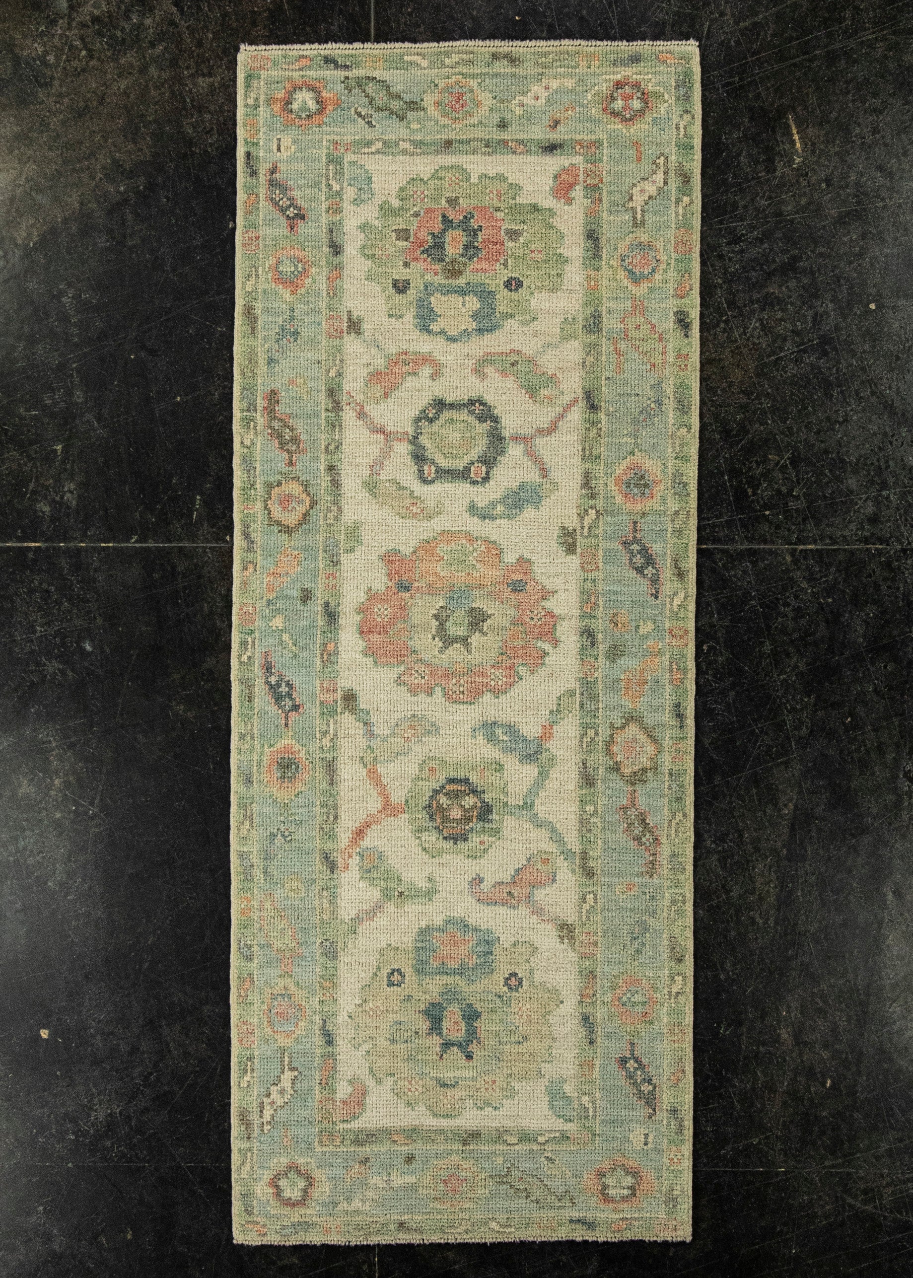 Turkish Oushak Rug 2'3" x 5'9" #20218