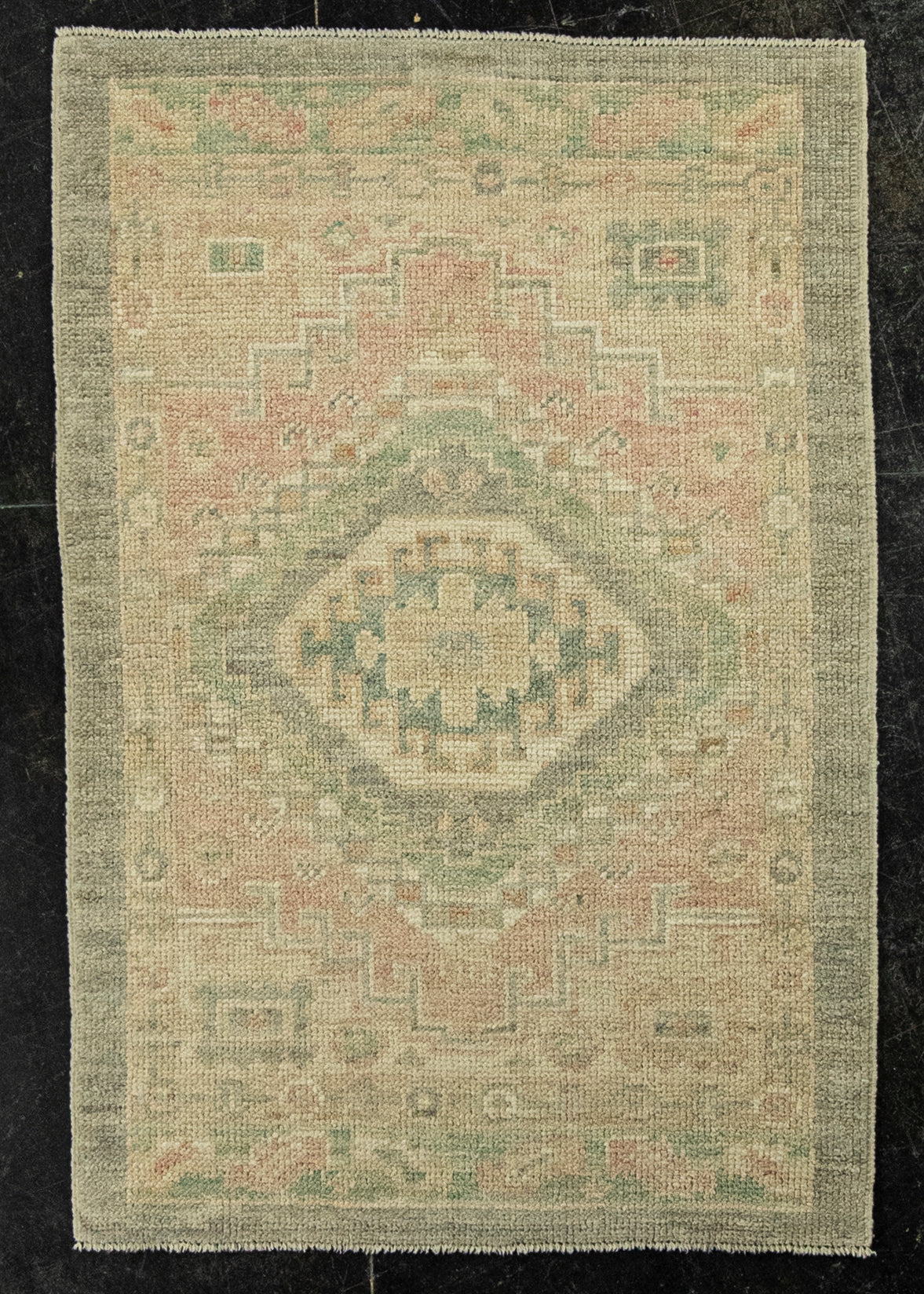 Turkish Oushak Rug 2'6" x 3'8" #20210