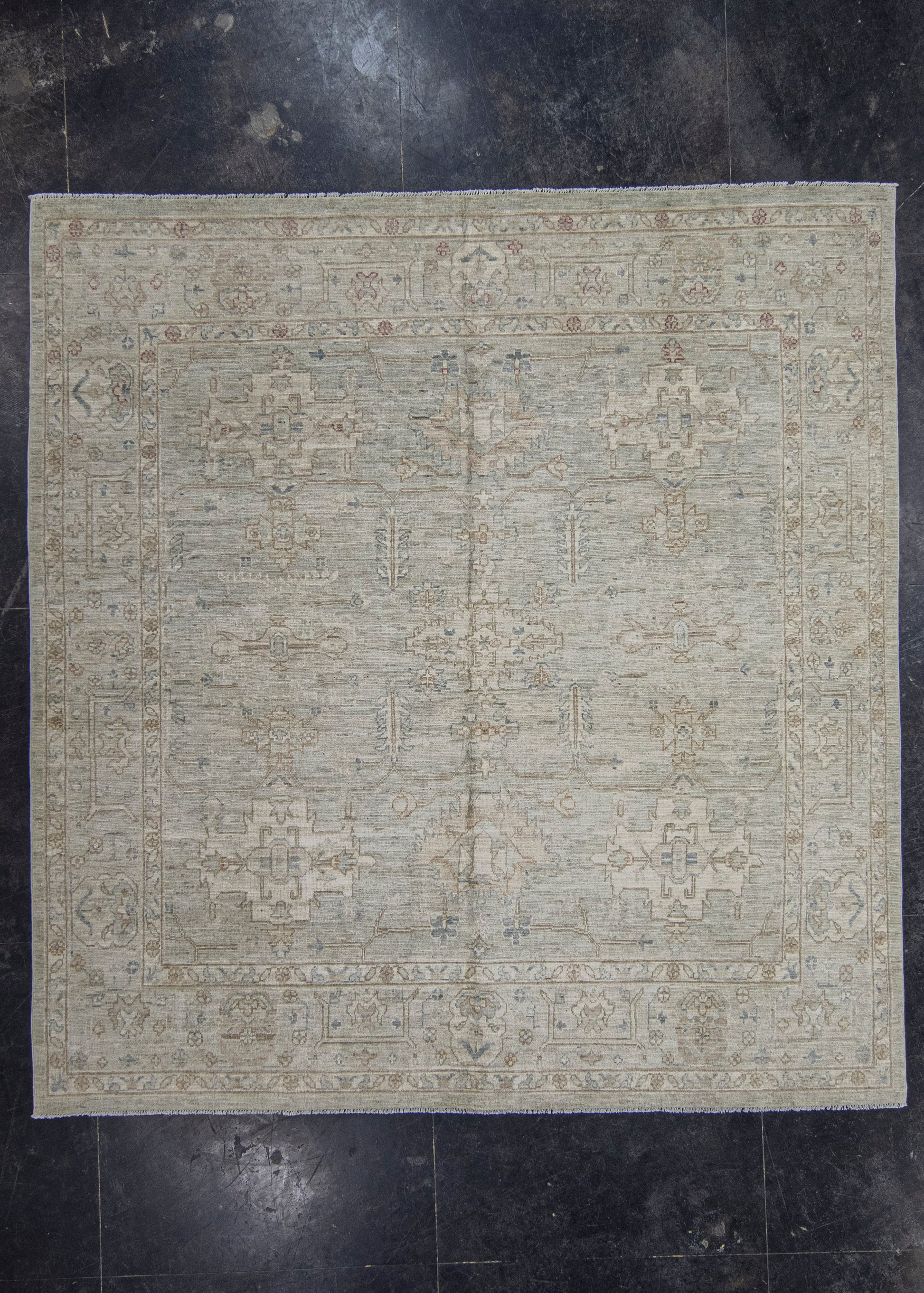 Oushak Square Rug 7'10" x 8'3" #23512