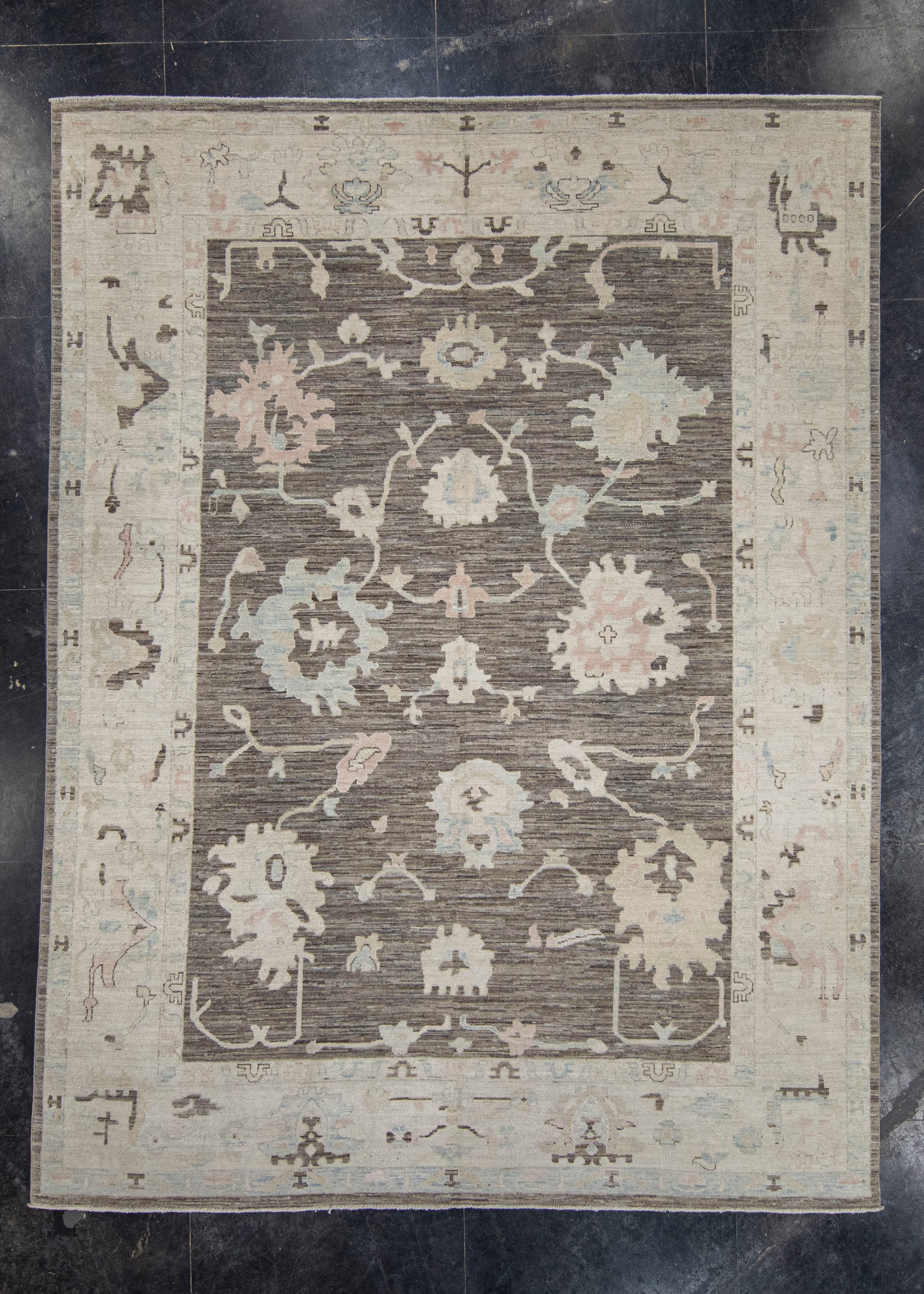 Oushak Rug 9'2" x 12'2" #23528