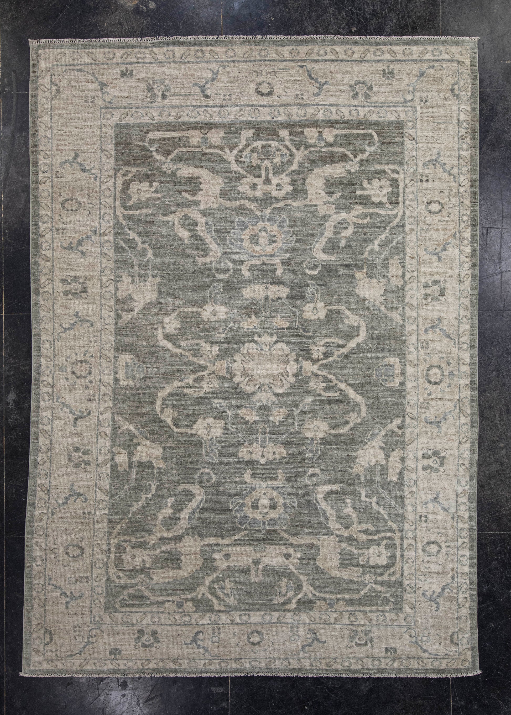 Oushak Rug 6'1" x 8'7" #23541