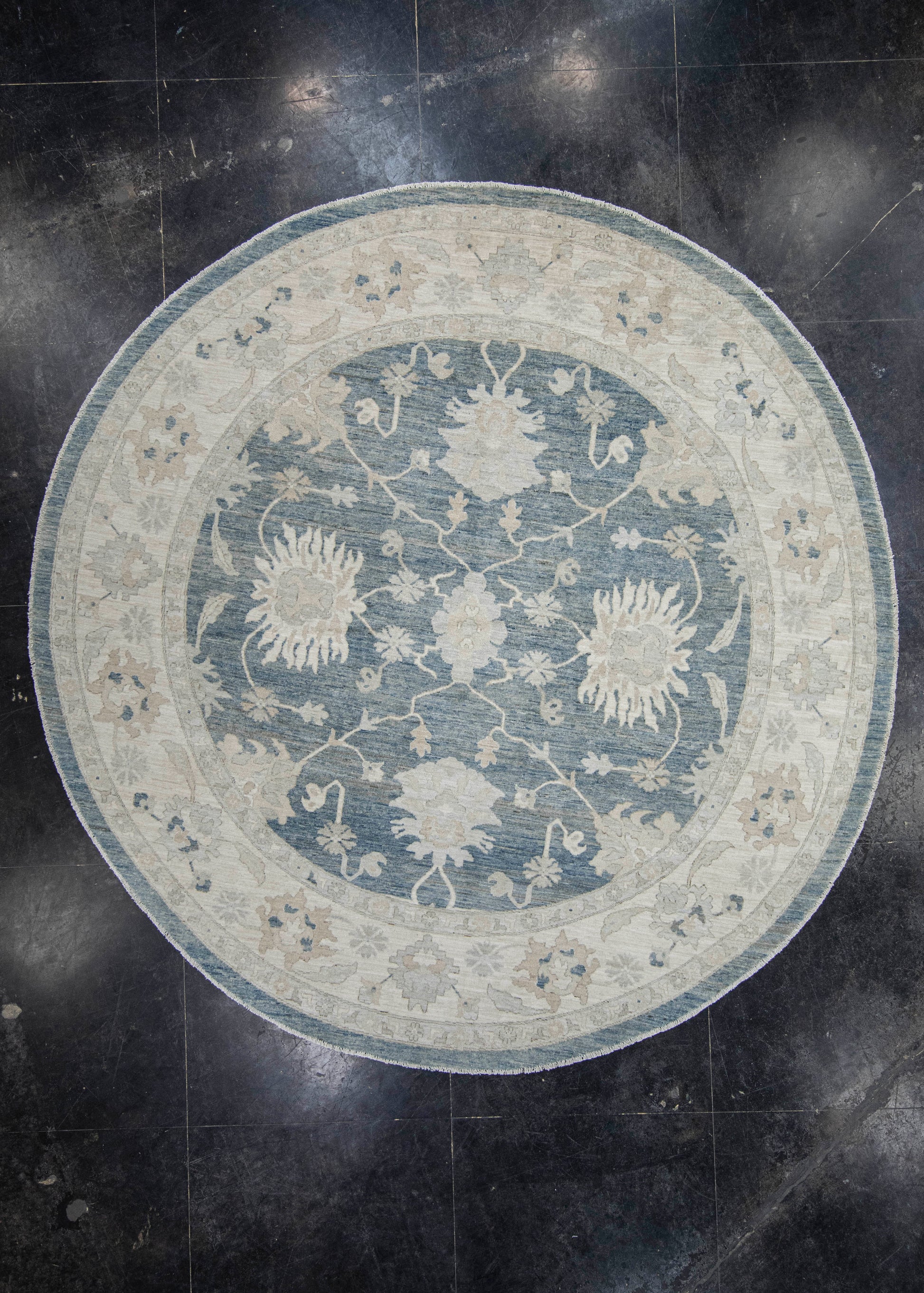 Oushak Round Rug 9'11" x 10'1" #23547