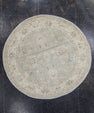 Oushak Round Rug 7'0" x 6'8" #23549