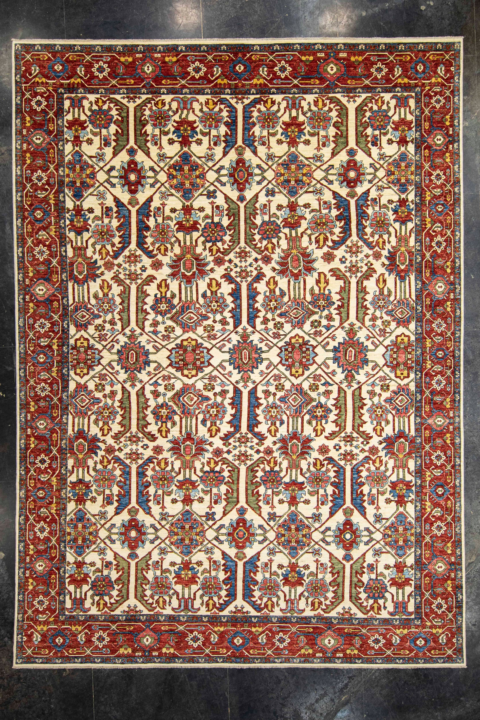 Oriental Handmade Rug  9'11" x 13'11" #22821