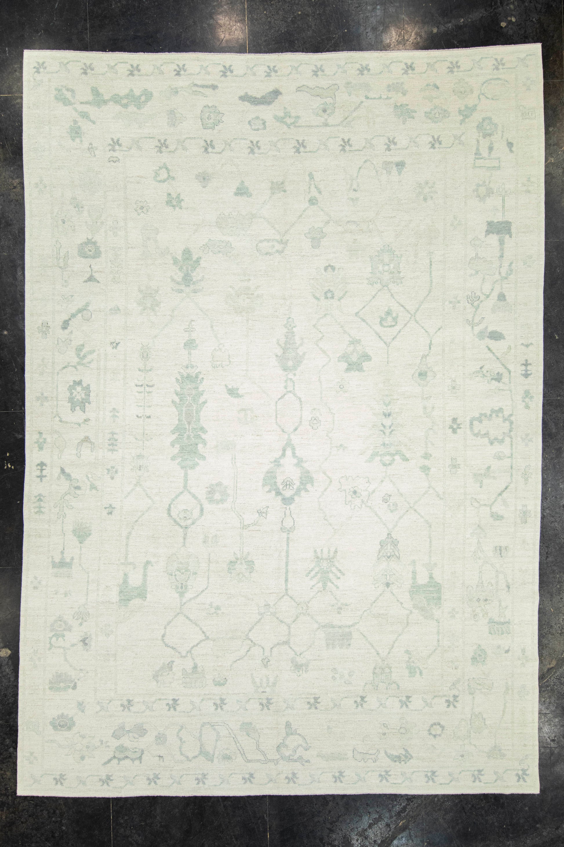 Turkish Oushak Rug 9'11" x 14'1" #22638