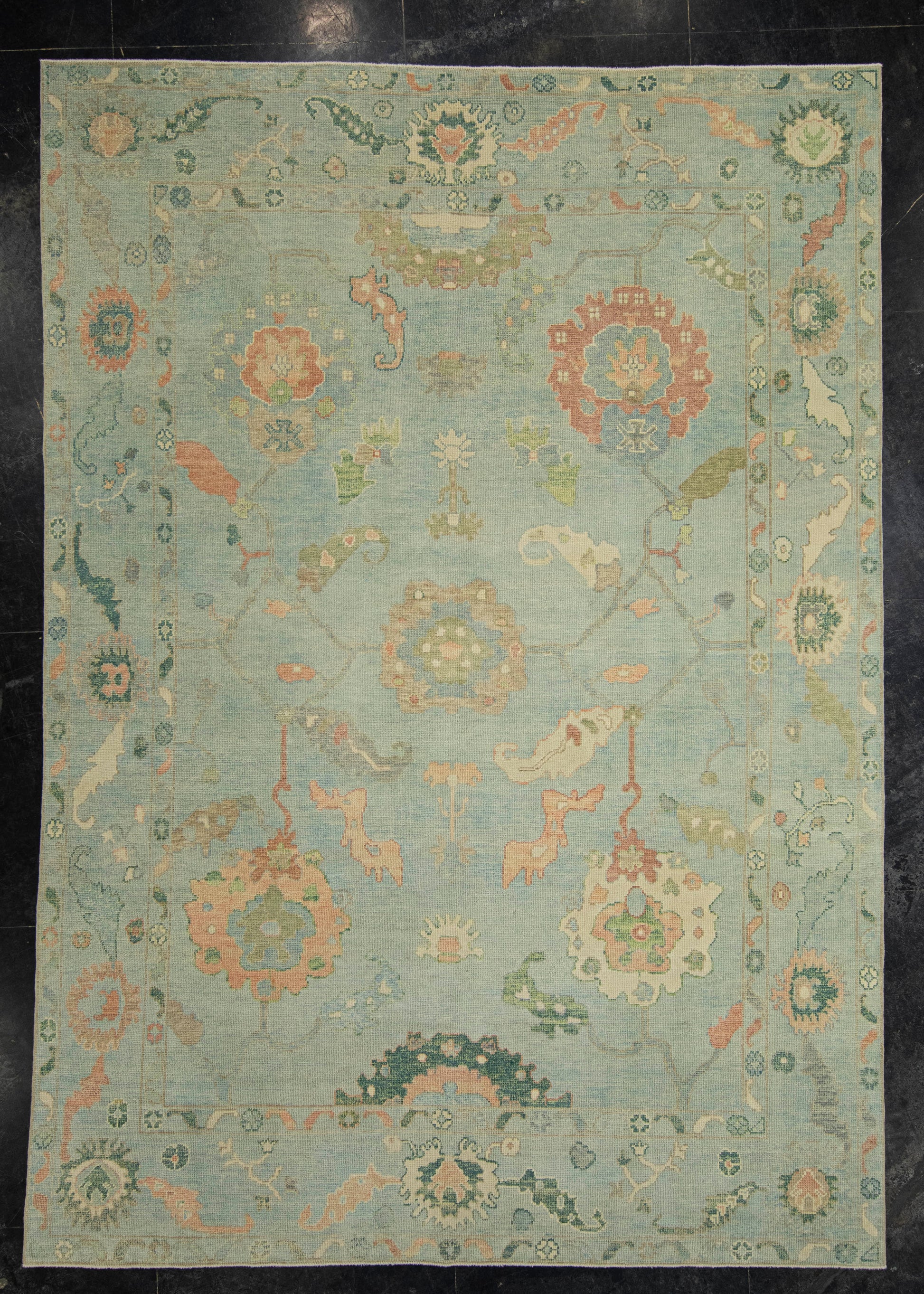 Turkish Oushak Rug 8'8" x 12'3" #22193