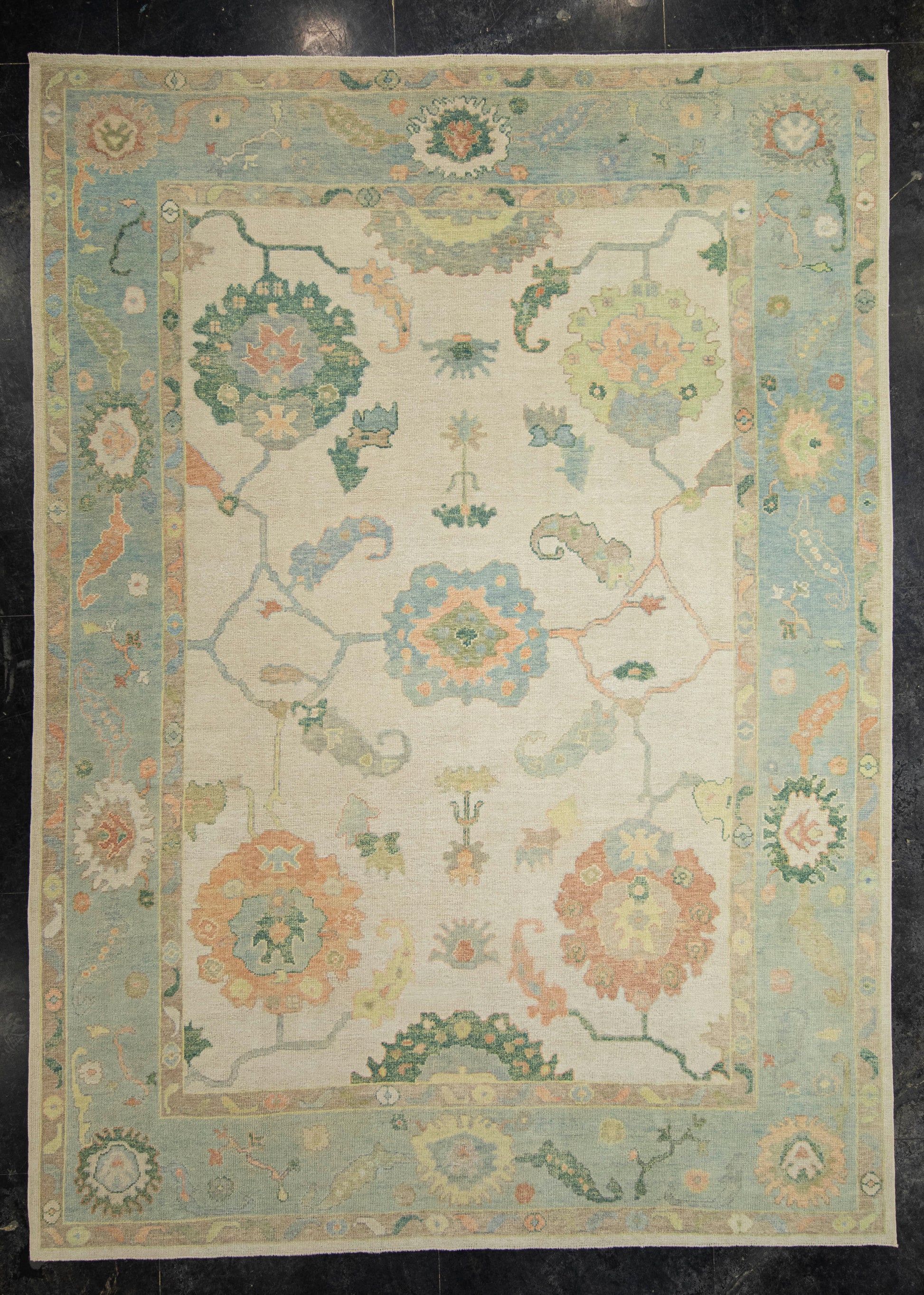 Turkish Oushak Rug 9'4" x 13' #22216