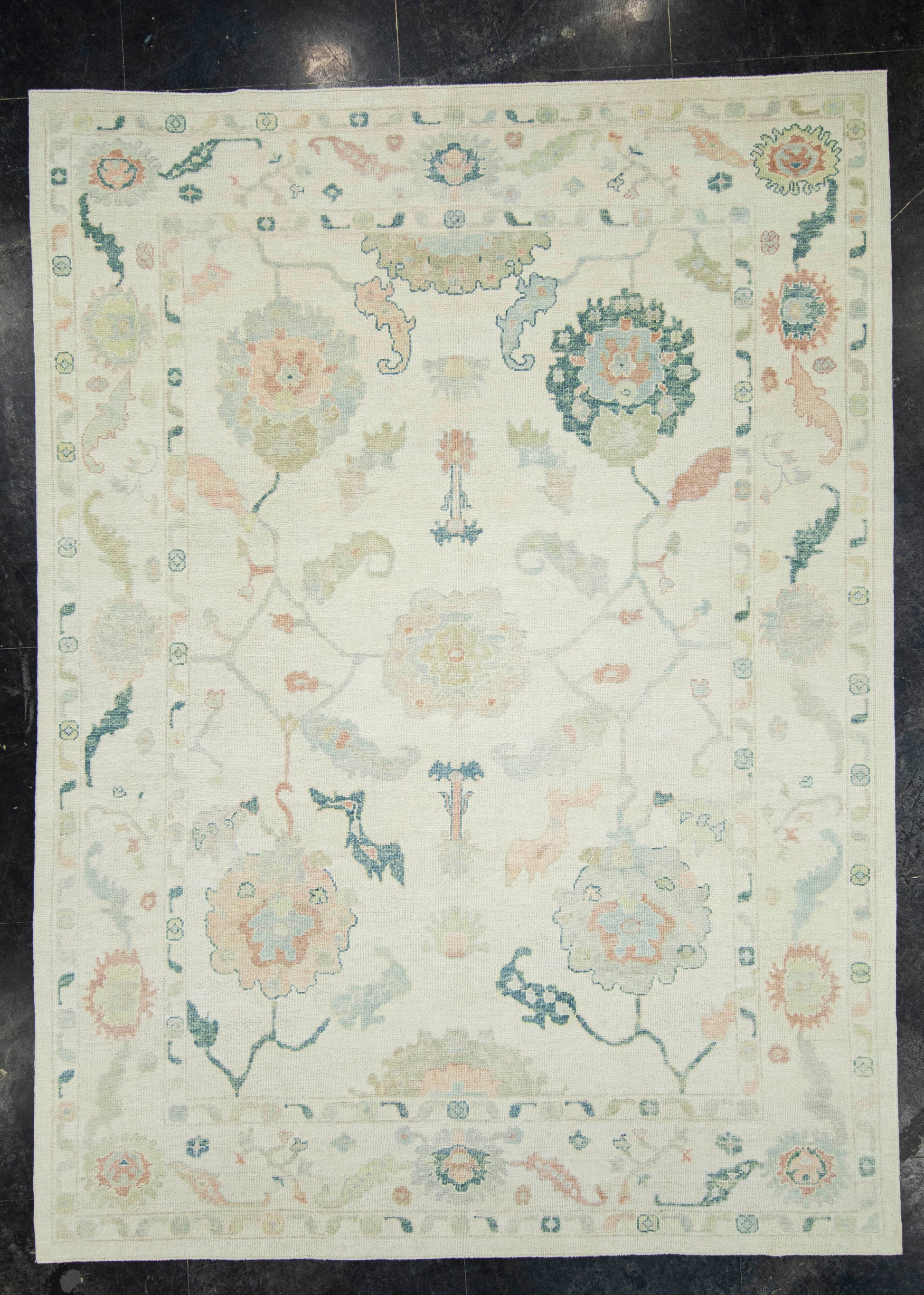 Turkish Oushak Rug 9'4" x 12'9" #22166