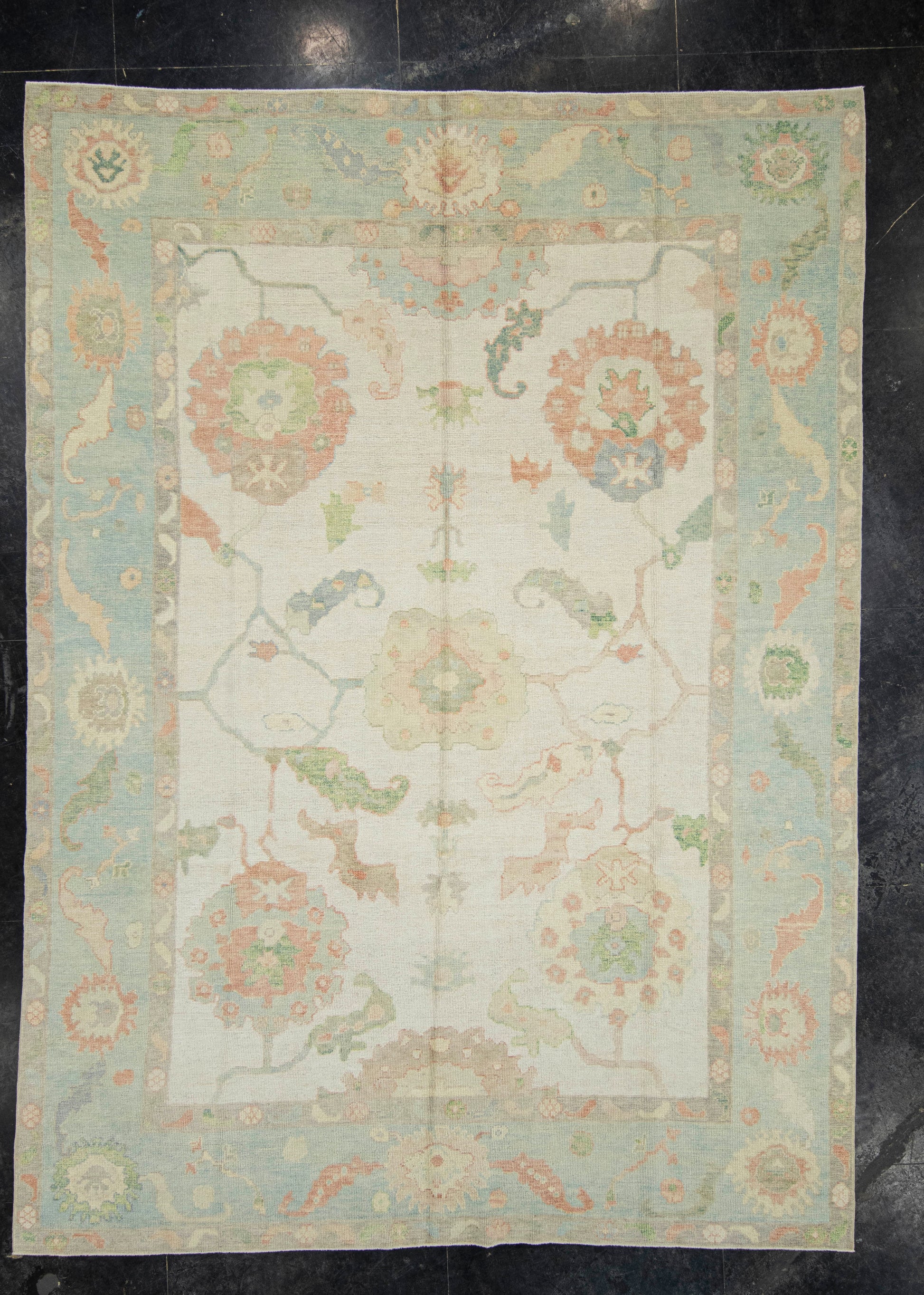 Turkish Oushak Rug 9' x 12'4" #22185
