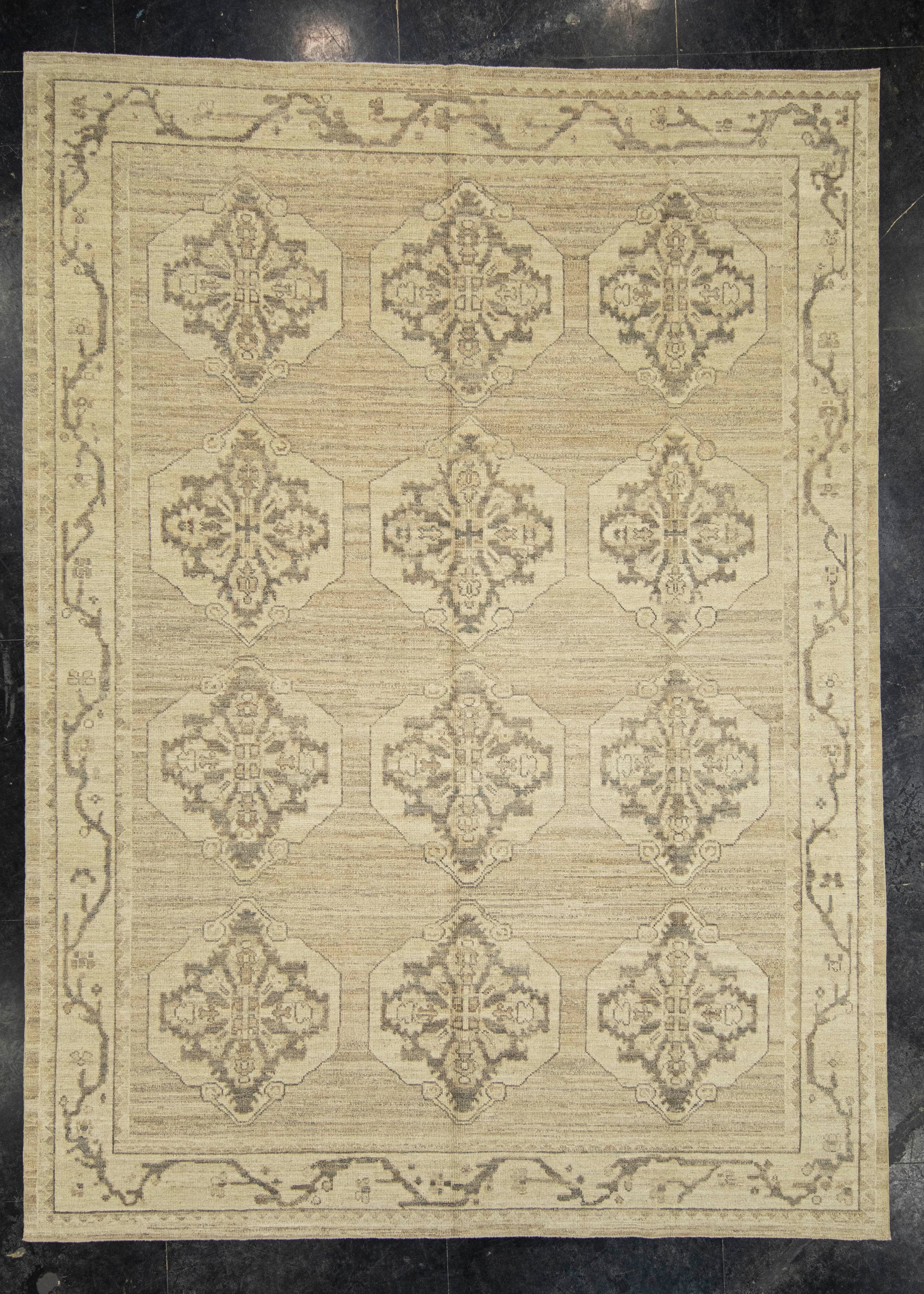 Turkish Oushak Rug 9'3" x 12'7" #23024