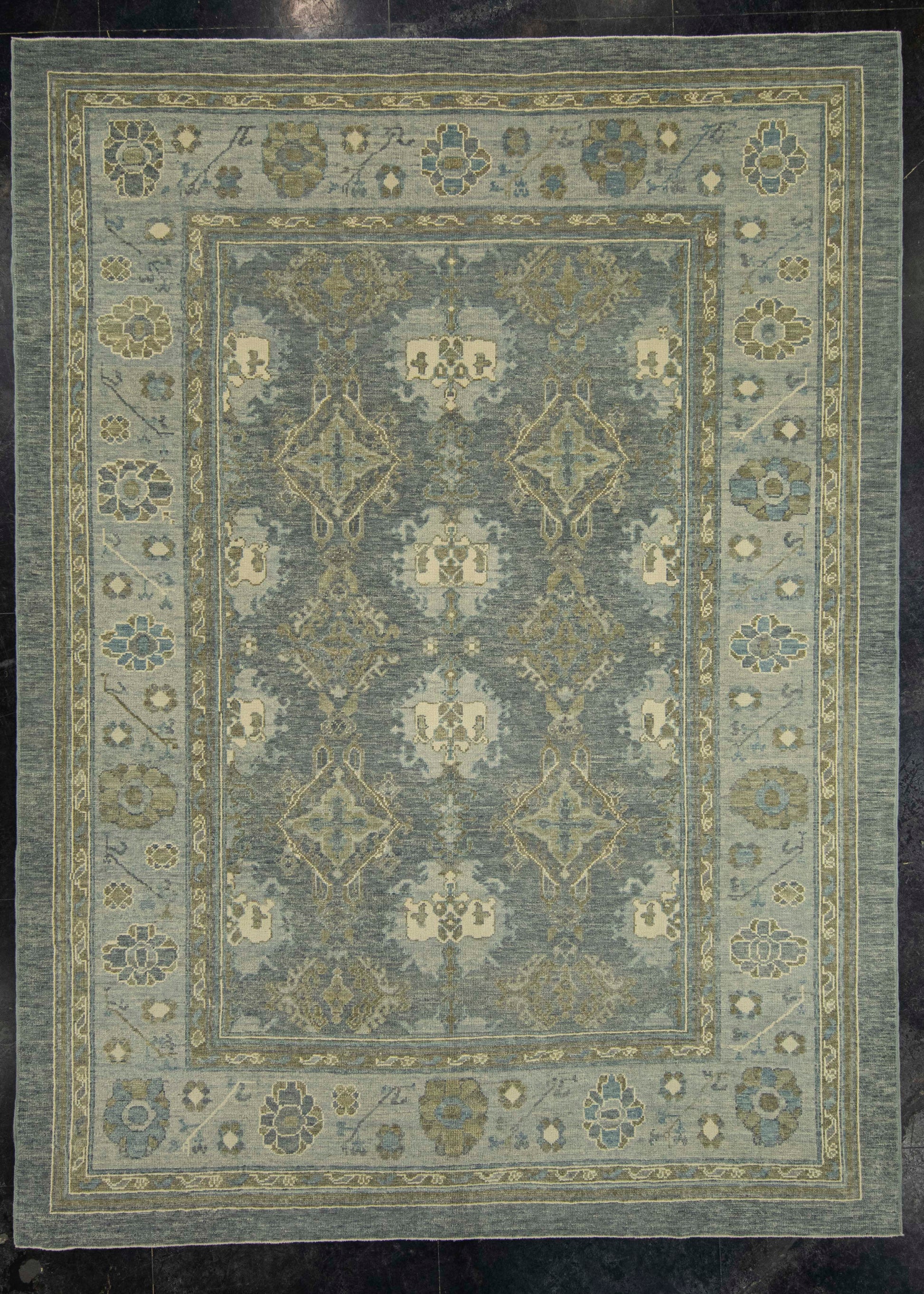 Turkish Oushak Rug 9'4" x 12'7" #22156