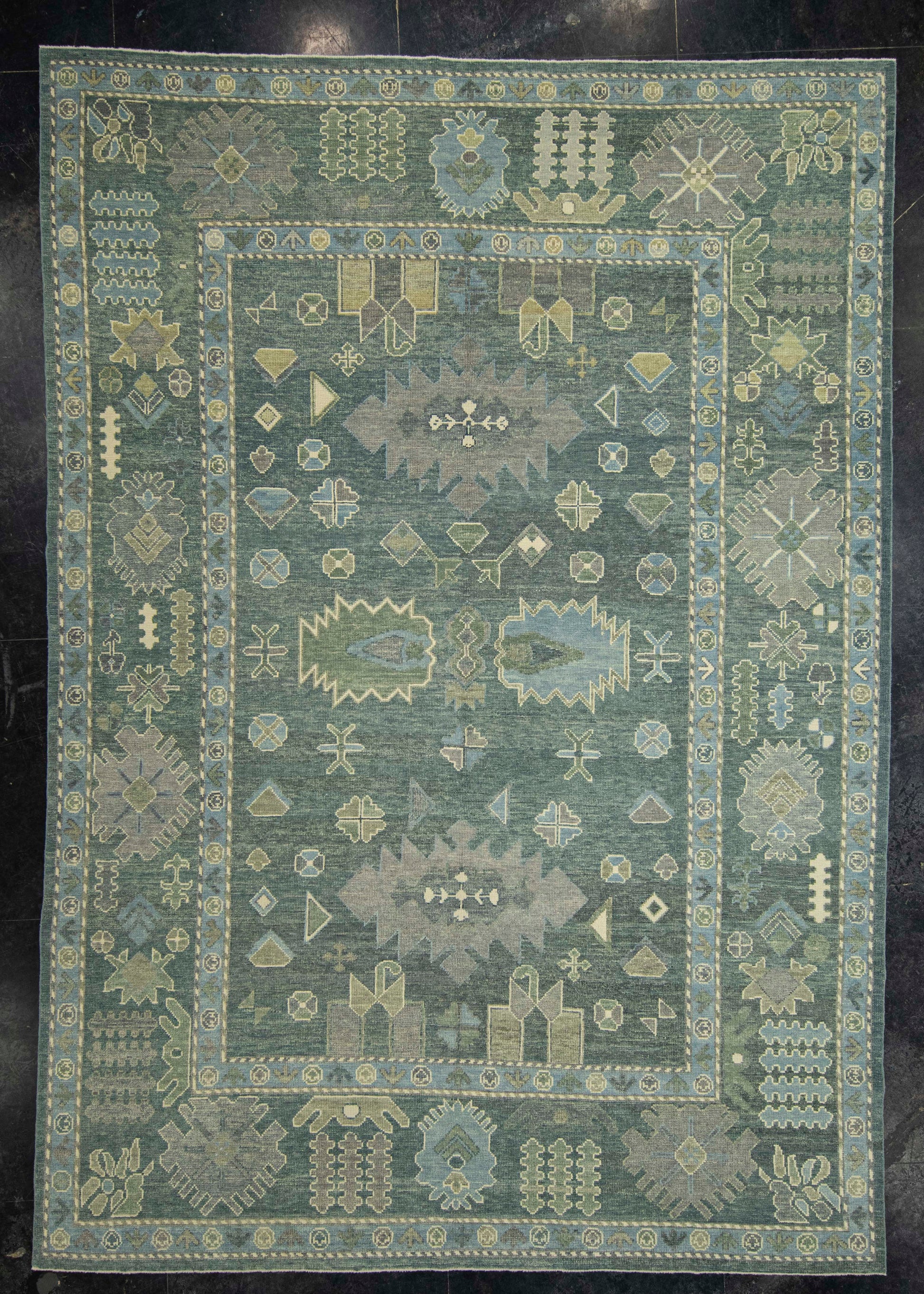 Turkish Oushak Rug 9'1" x 13' #22181