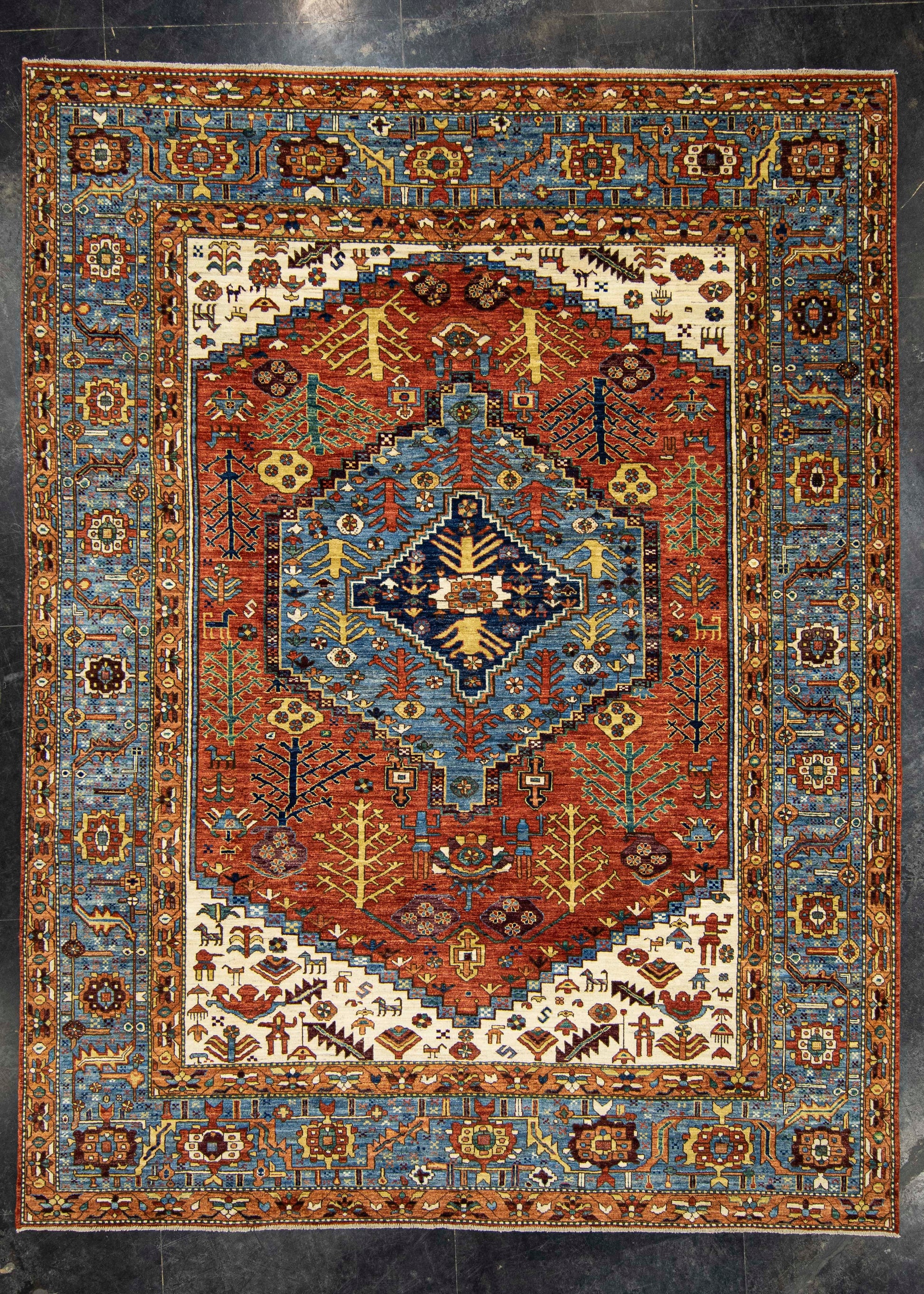 Oriental Handmade Rug  8'11" x 11'11" #22812