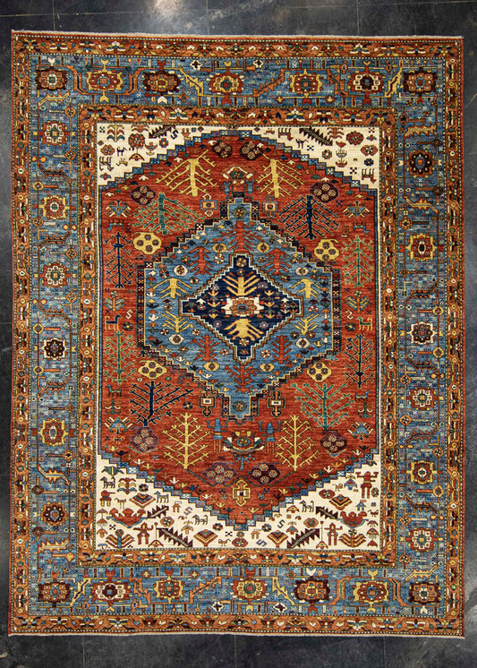 Oriental Handmade Rug  8'11" x 11'11" #22812