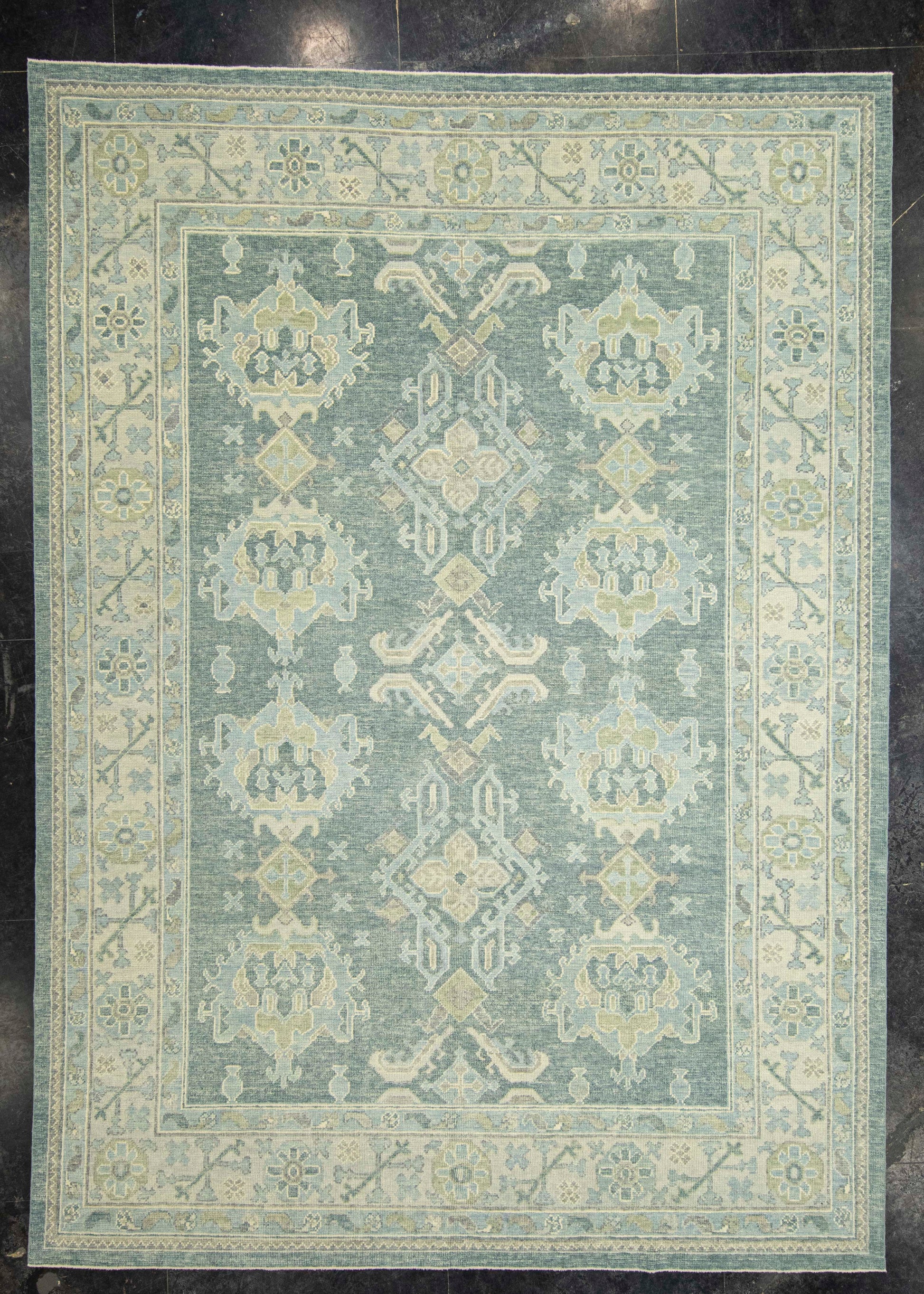 Turkish Oushak Rug 9'2" x 12'10" #22196