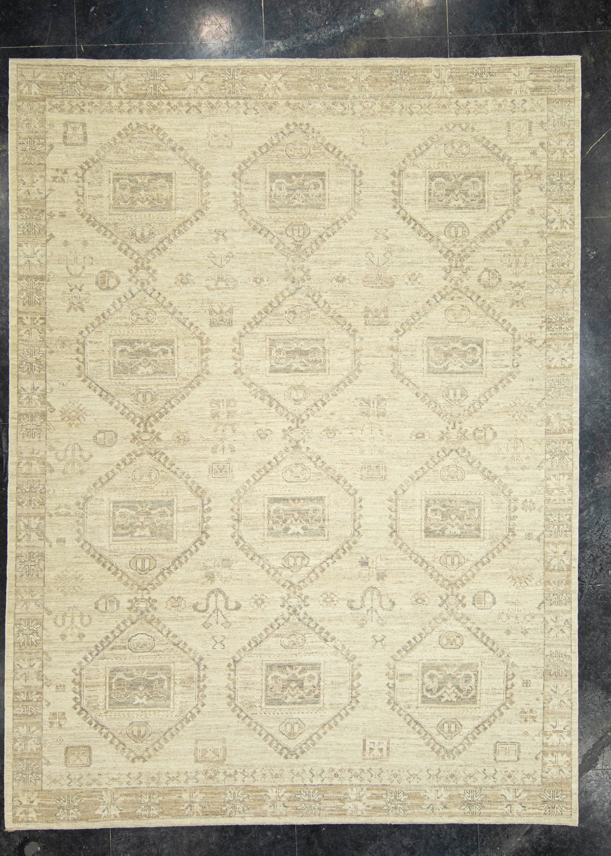 Turkish Oushak Rug 9'3" x 12'4" #23021