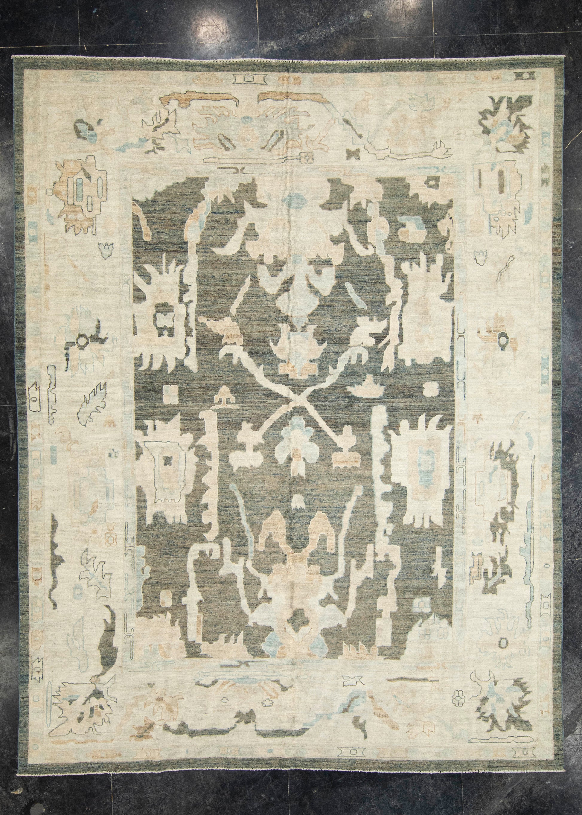 Oushak Rug 9'4" x 12'1" #22698