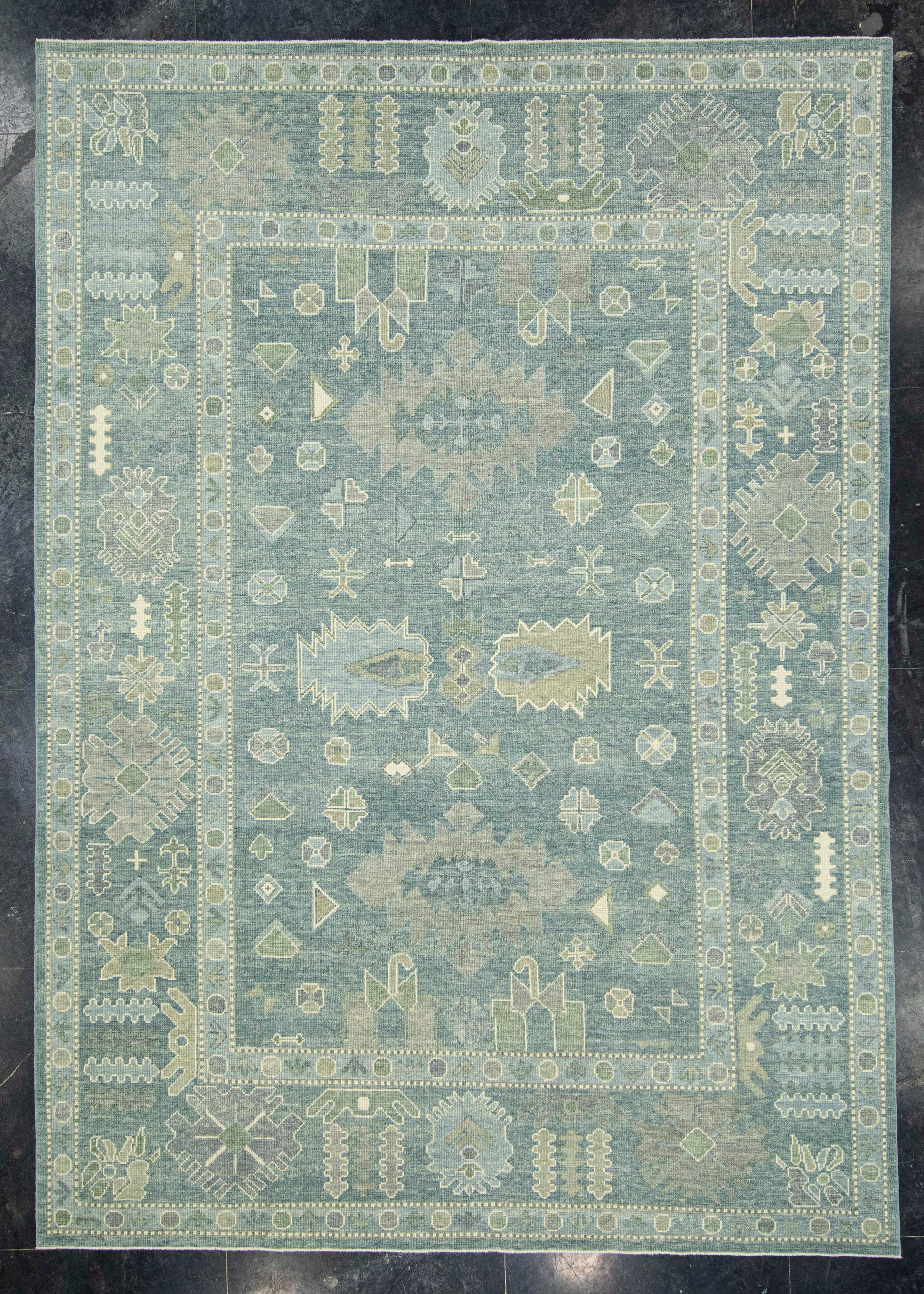 Turkish Oushak Rug 9'2" x 13' #22229