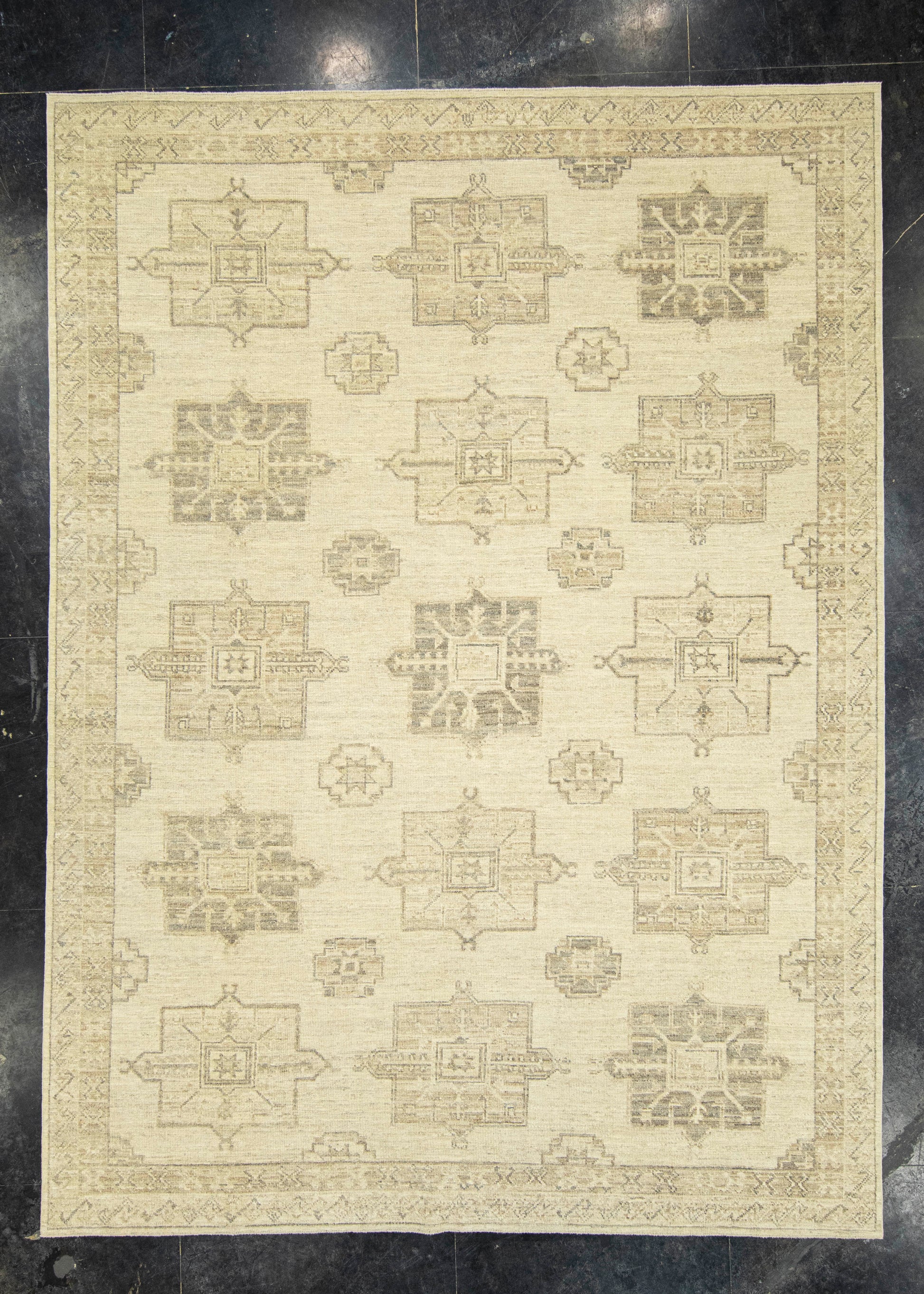 Turkish Oushak Rug 9'2" x 12'6" #23026