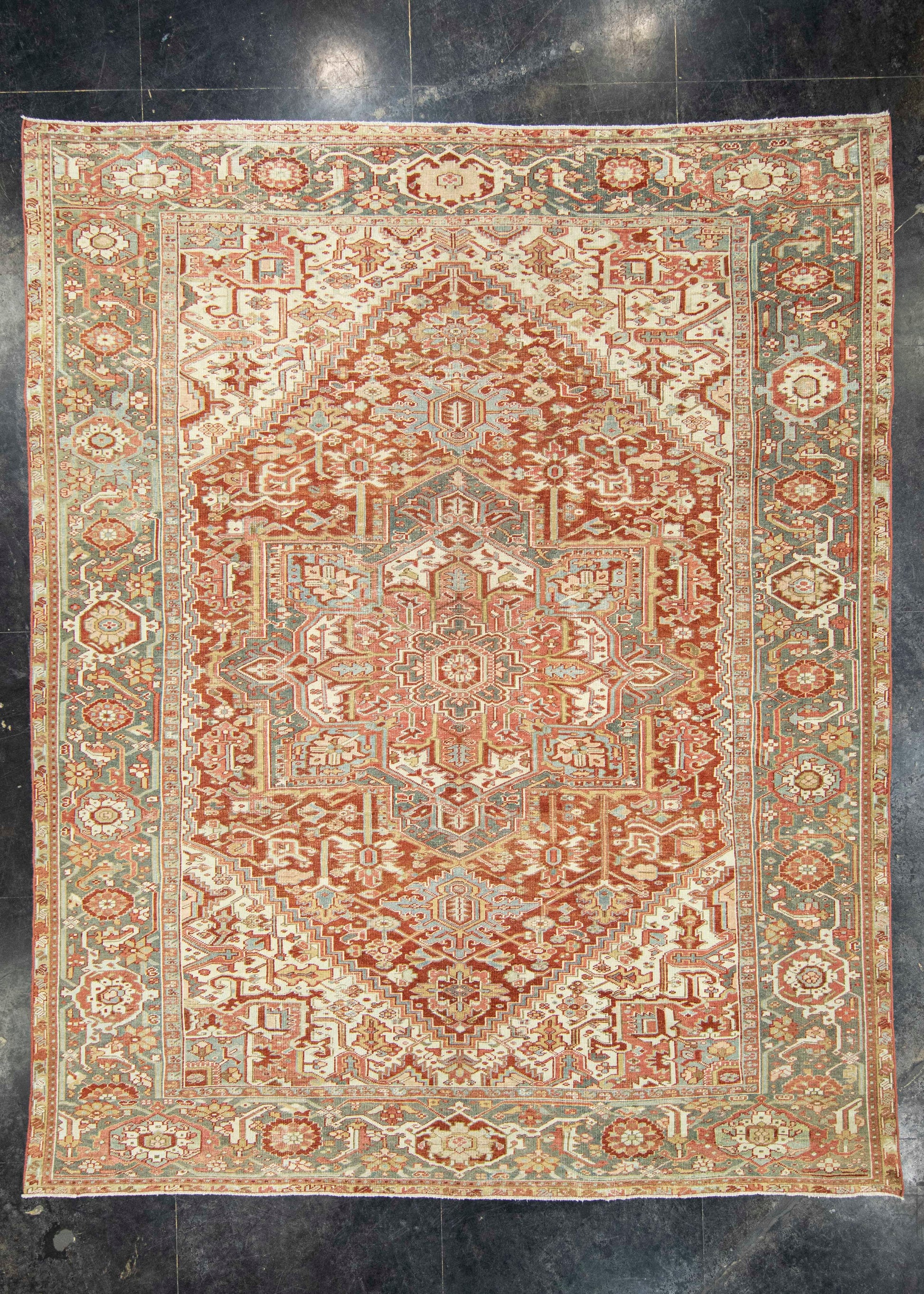 Turkish Vintage Rug  9'10" x 12'2" #22855