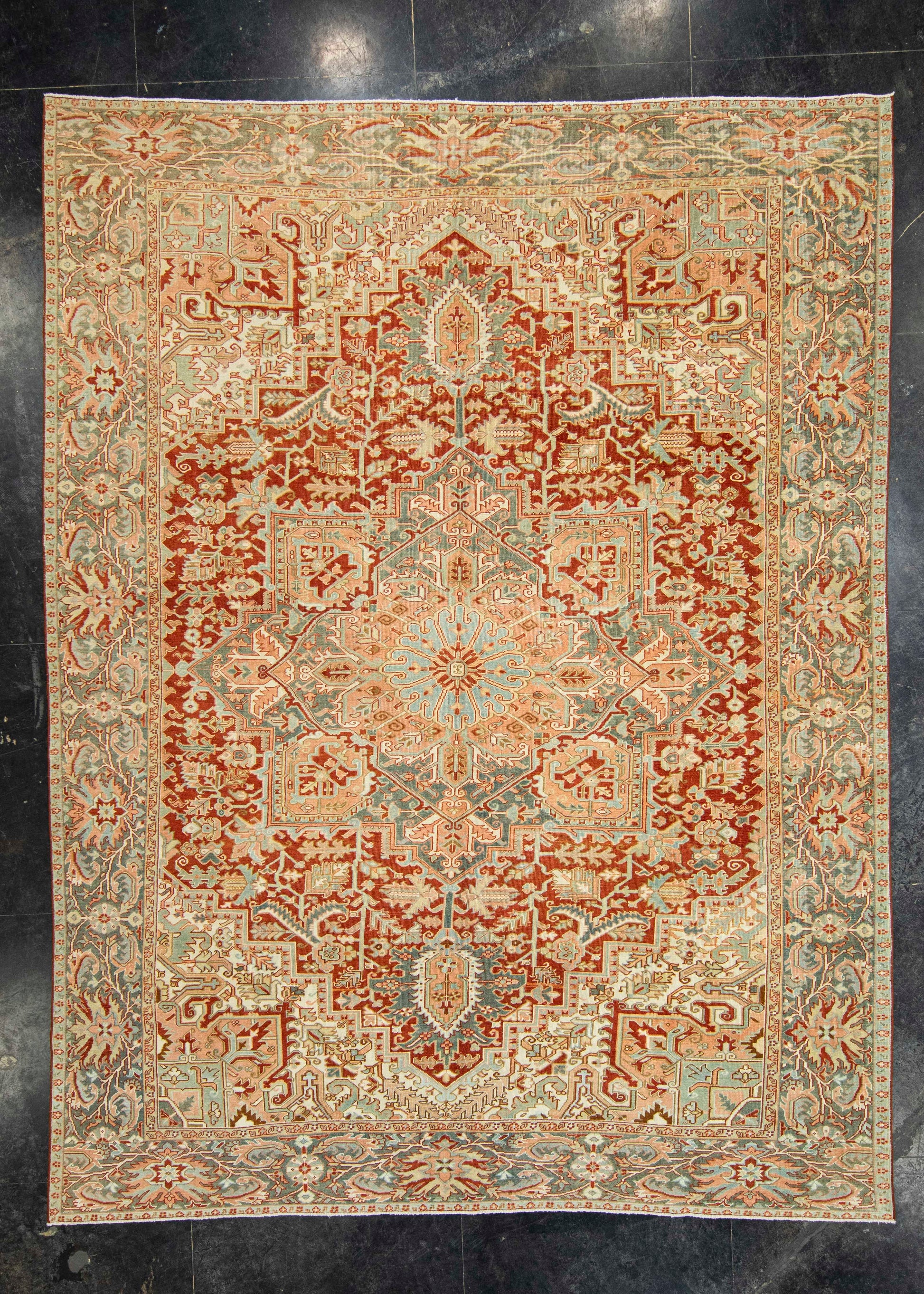 Turkish Vintage Rug  9'3" x 12'3" #22856