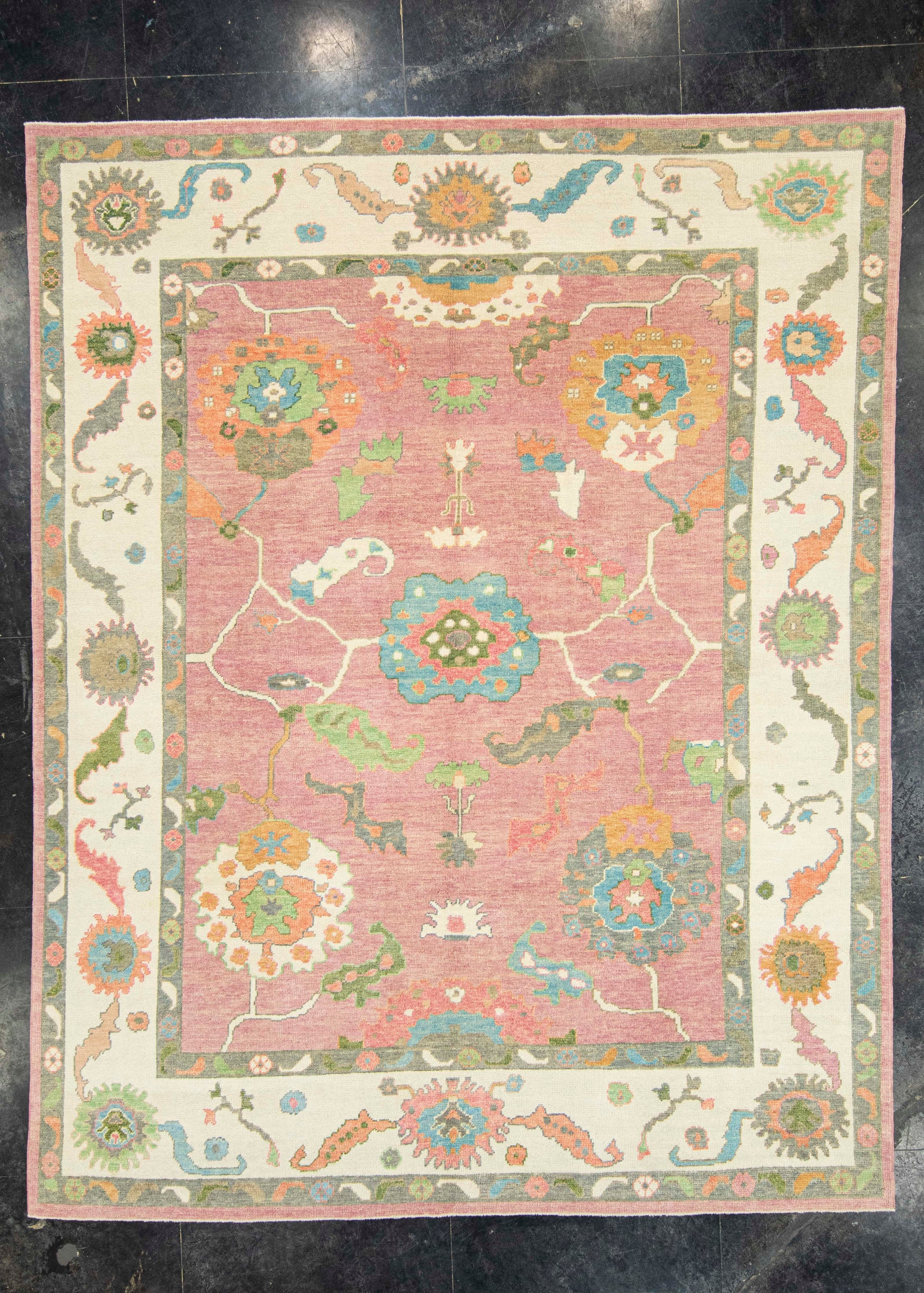 Turkish Oushak Rug 9'6" x 12' #23044