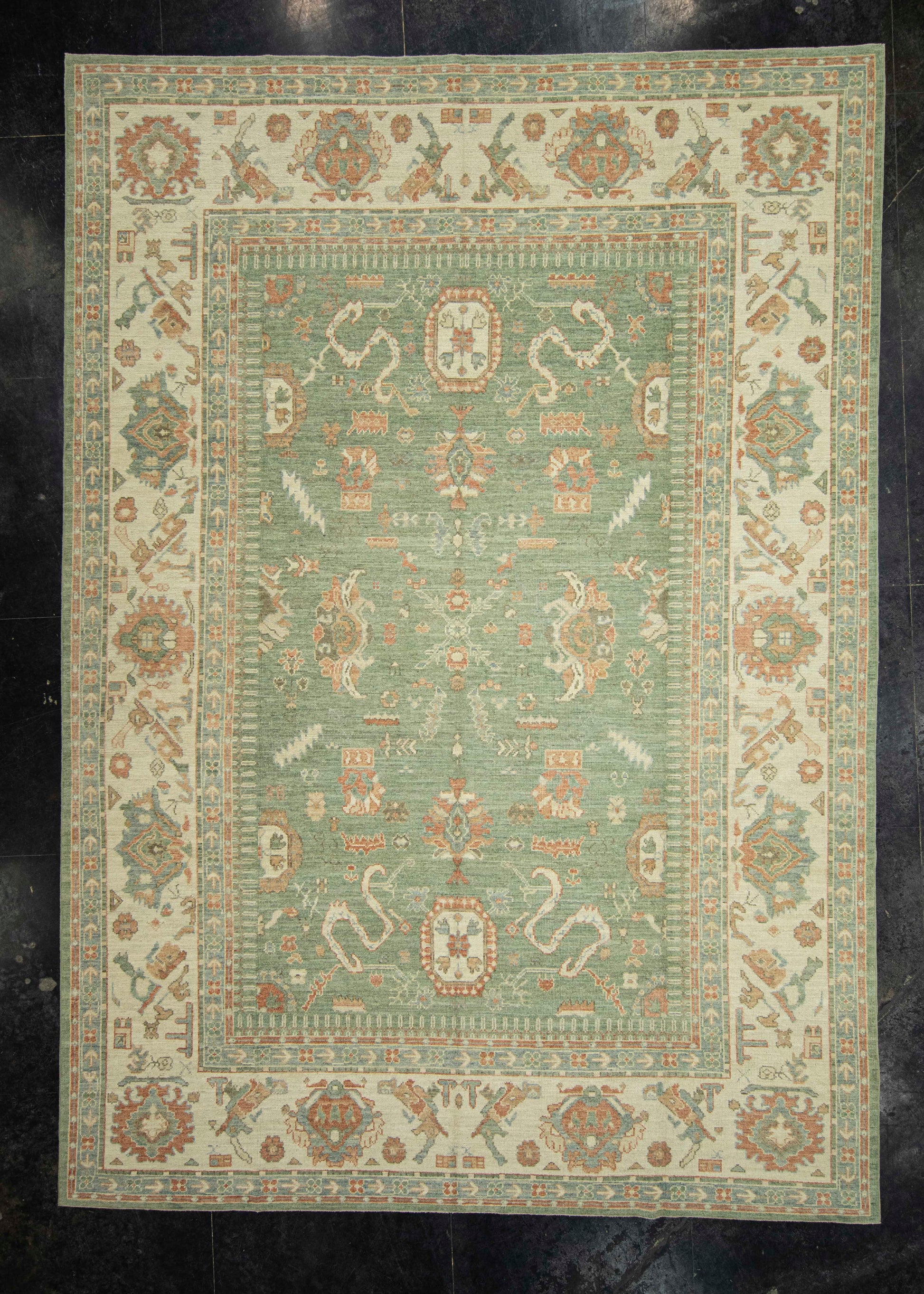 Turkish Oushak Rug 10'2" x 14'4" #23012