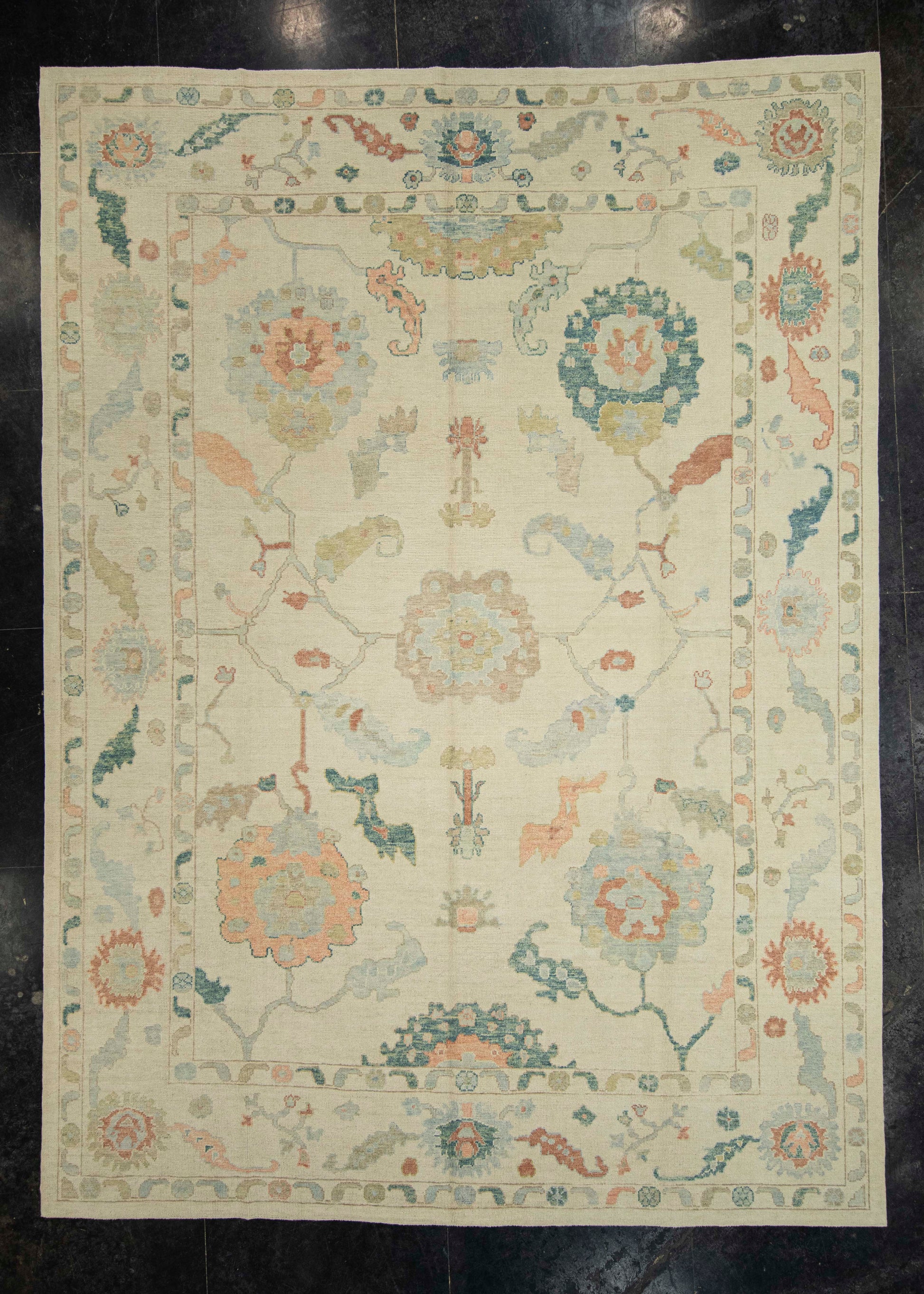 Turkish Oushak Rug 10'5" x 14'4" #22180