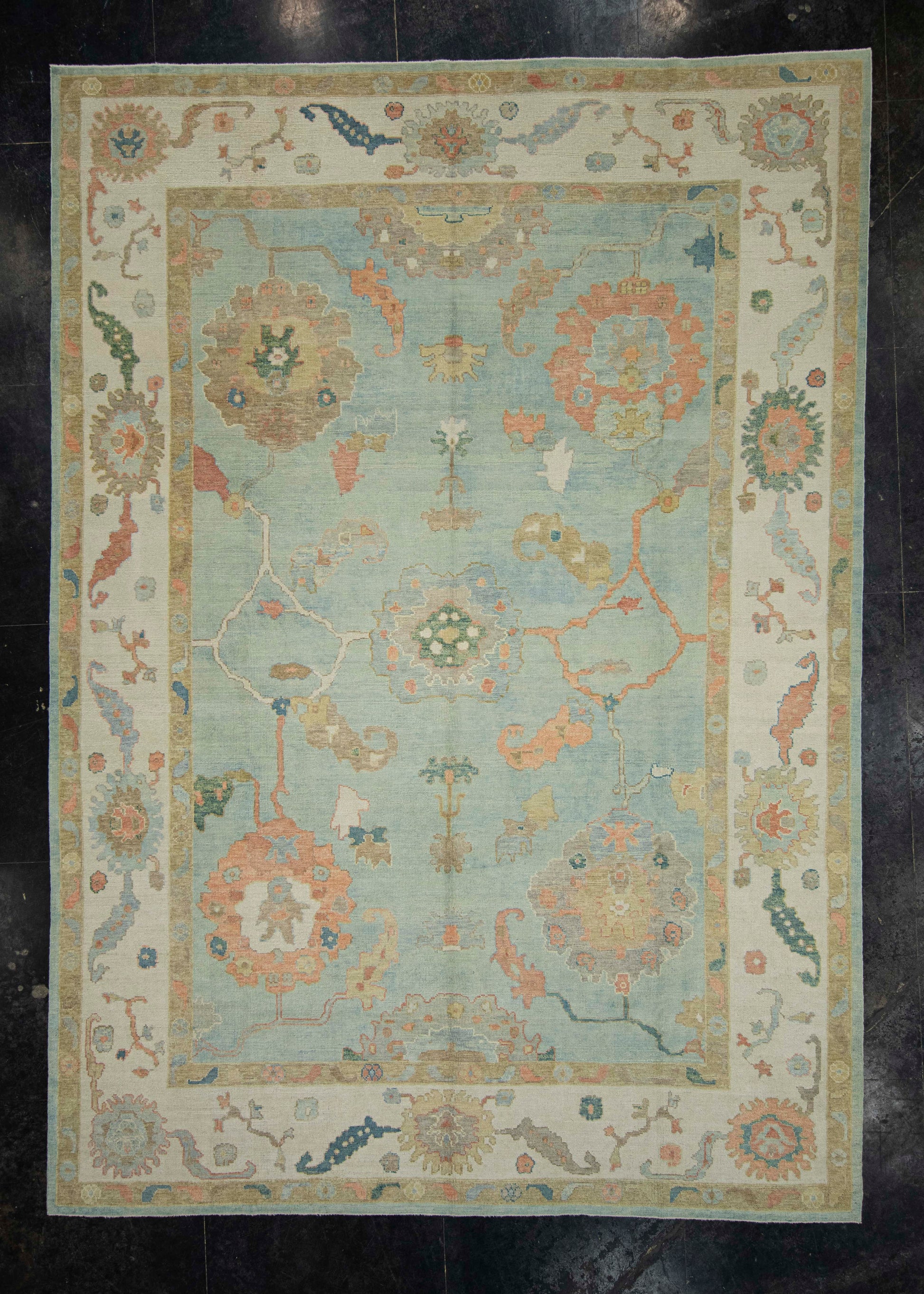 Turkish Oushak Rug 10'2" x 14'4" #22303