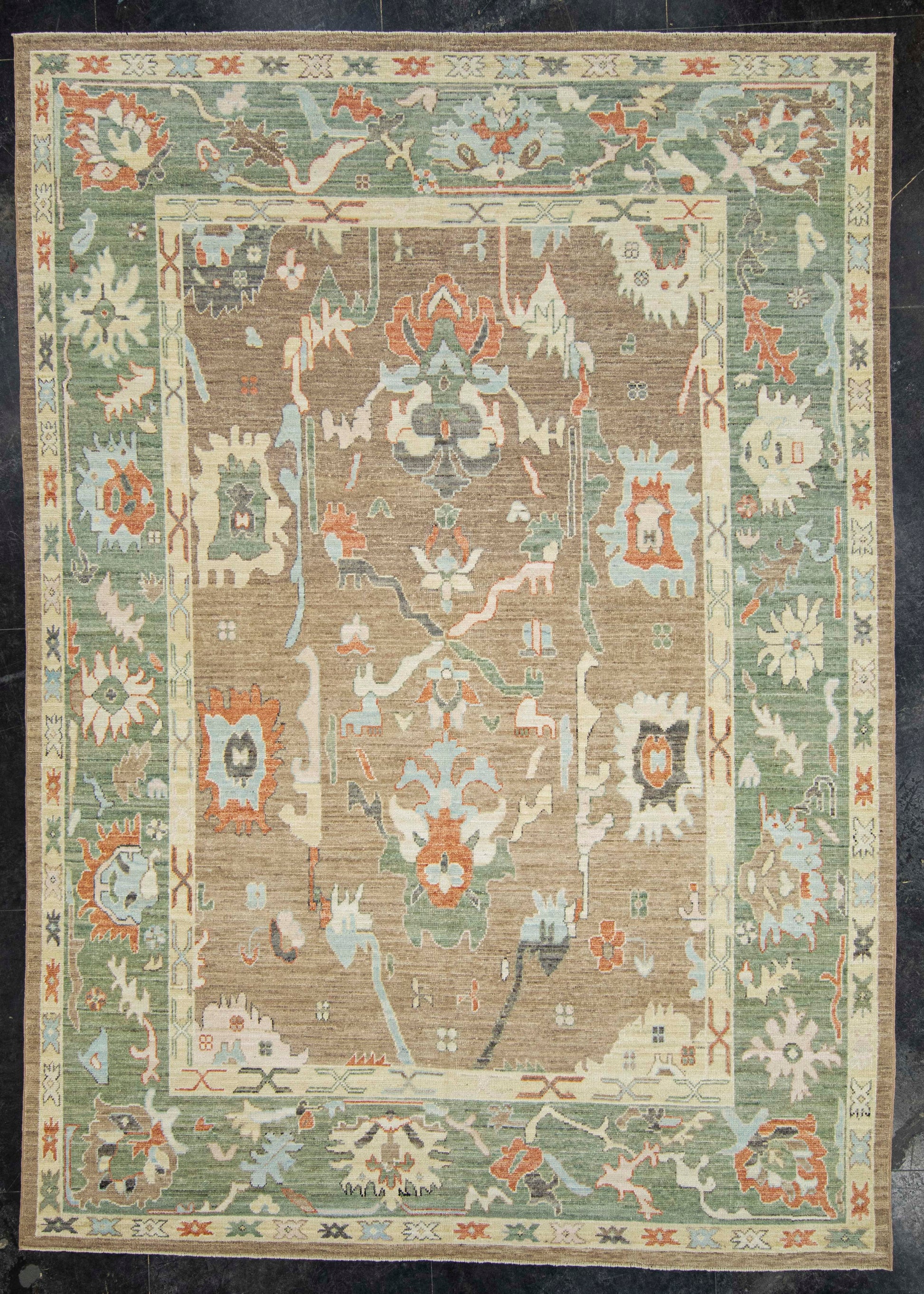 Oushak Rug 9'2" x 12'11" #23627