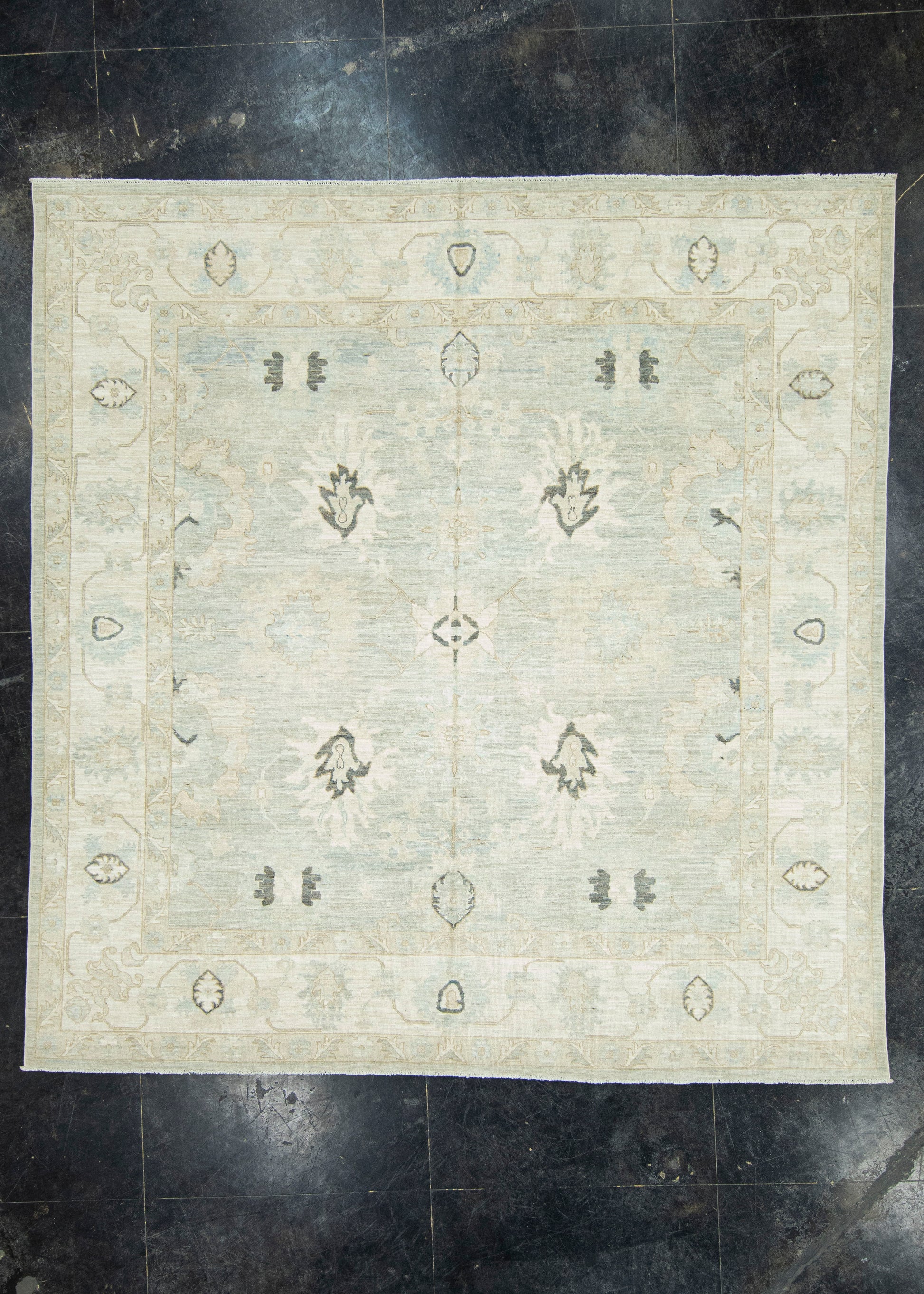 Oushak Square Rug 8'11" x 9'4" #22687