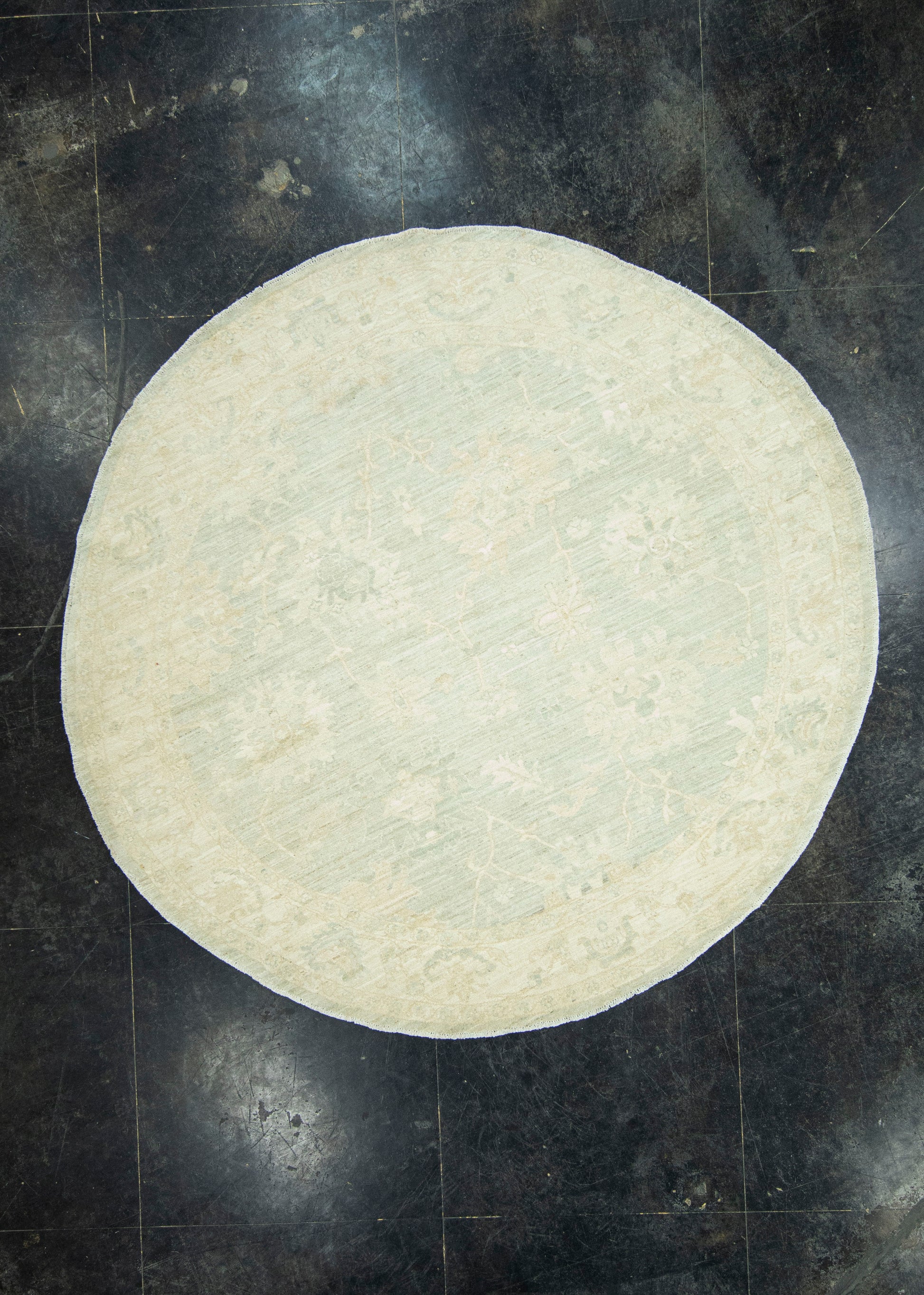 Oushak Round Rug 8' x 8' #22694